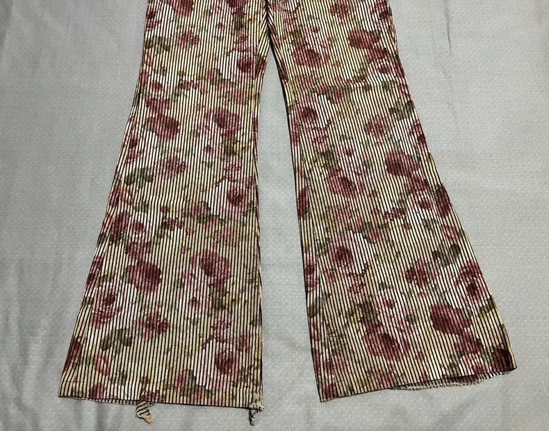 Yohji Yamamoto Vintage Floral Striped Pants-2506 Size 30" / US 8 / IT 44 - 3 Thumbnail
