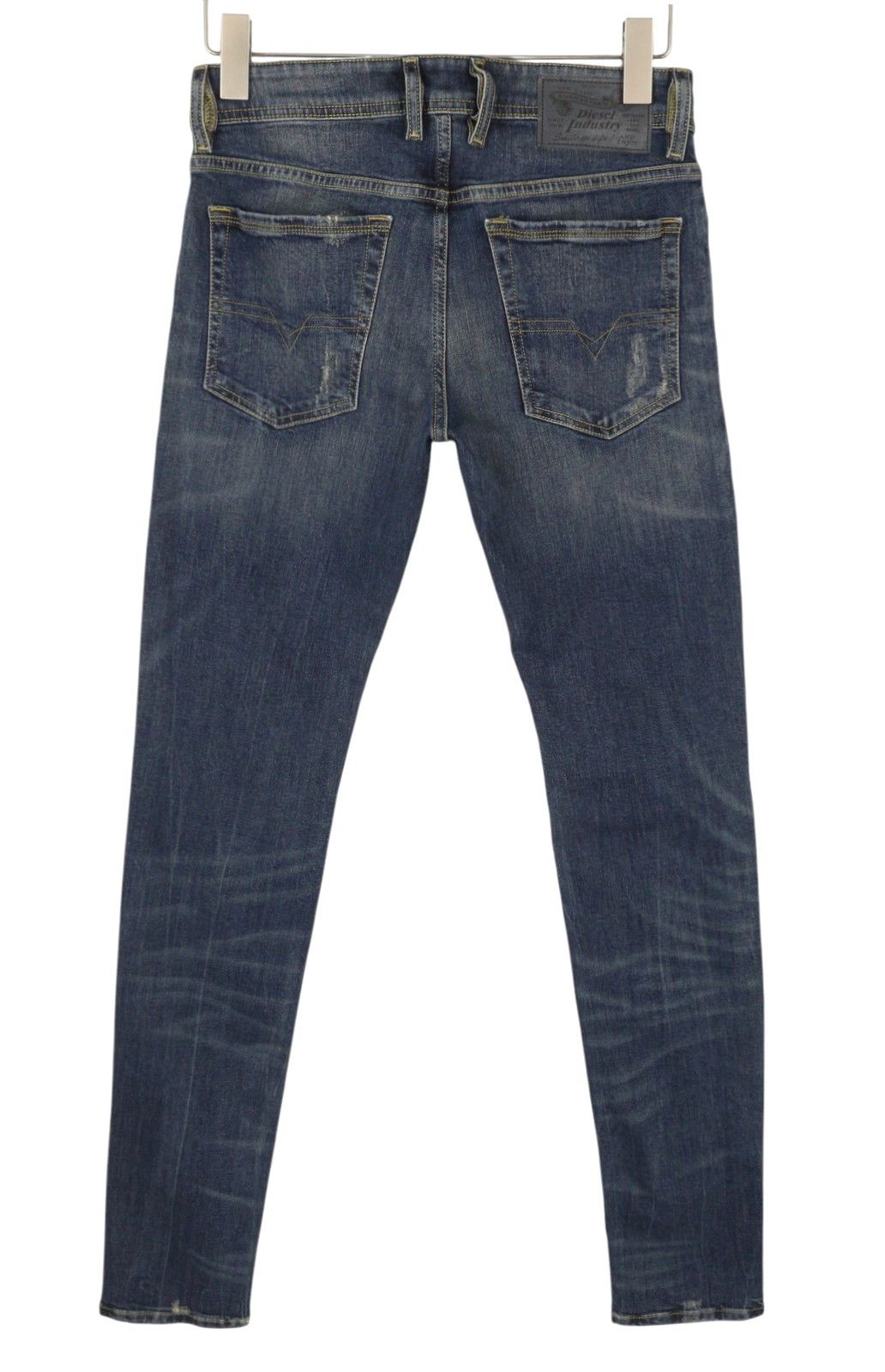 Diesel TROXER R9CG6 W28/L34 Blue Distress Slim Skinny Jeans 89141 Size US 28 / EU 44 - 2 Thumbnail