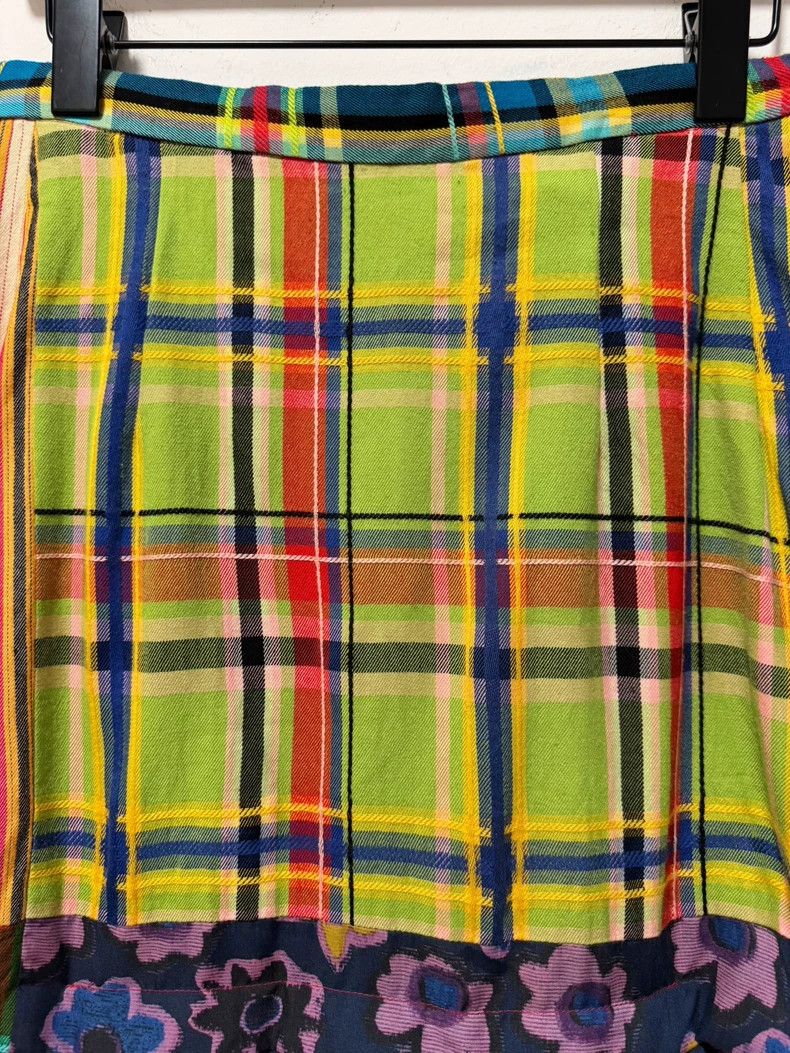 Comme des Garcons Comme Des Garcons size M Different materials striped plaid Size 23" - 5 Thumbnail