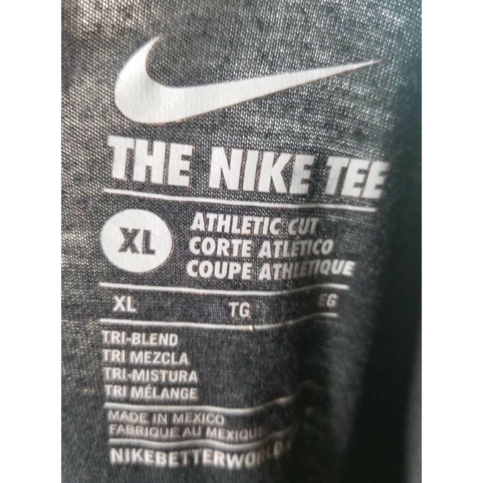 Nike Nike Tee Mens XL Japanese Pattern Collaboration Black T Shirt Embroidered Logo 90s Mens Shirt Size US XL / EU 56 / 4 - 3 Thumbnail