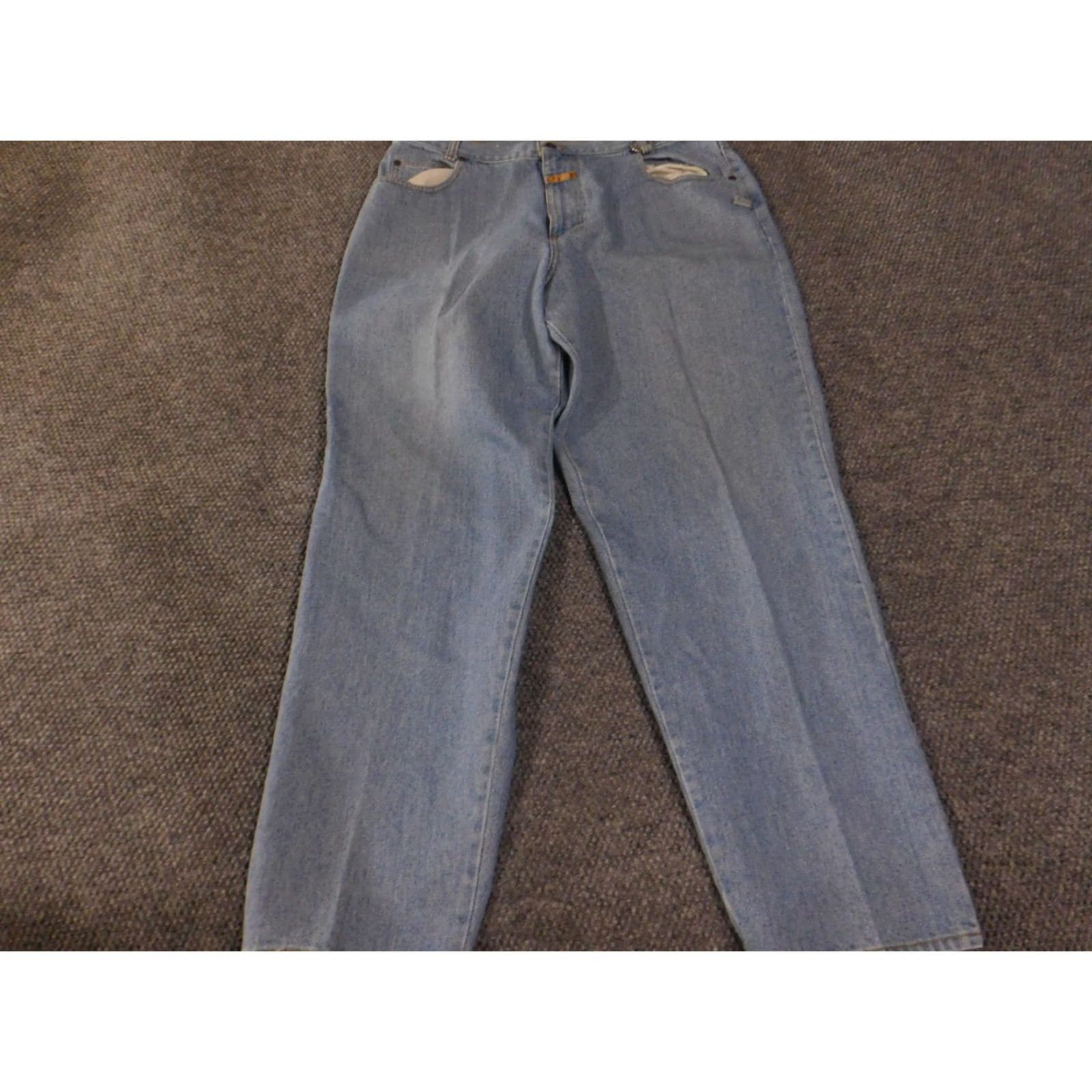 Hugo Boss VINTAGE Boss Jeans Mens 40L Blue Denim Carpenter Straight Leg Made USA 90s Y2K Size US 40 / EU 56 - 4 Thumbnail