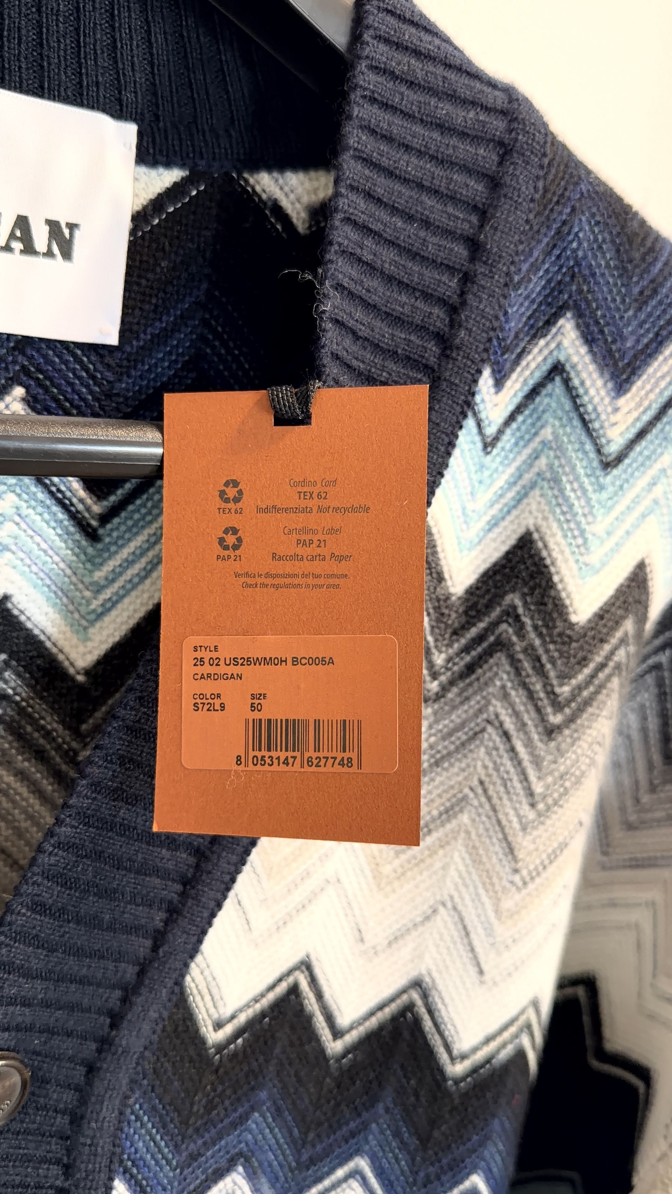 Missoni Missoni Size US M / EU 48-50 / 2 - 5 Thumbnail
