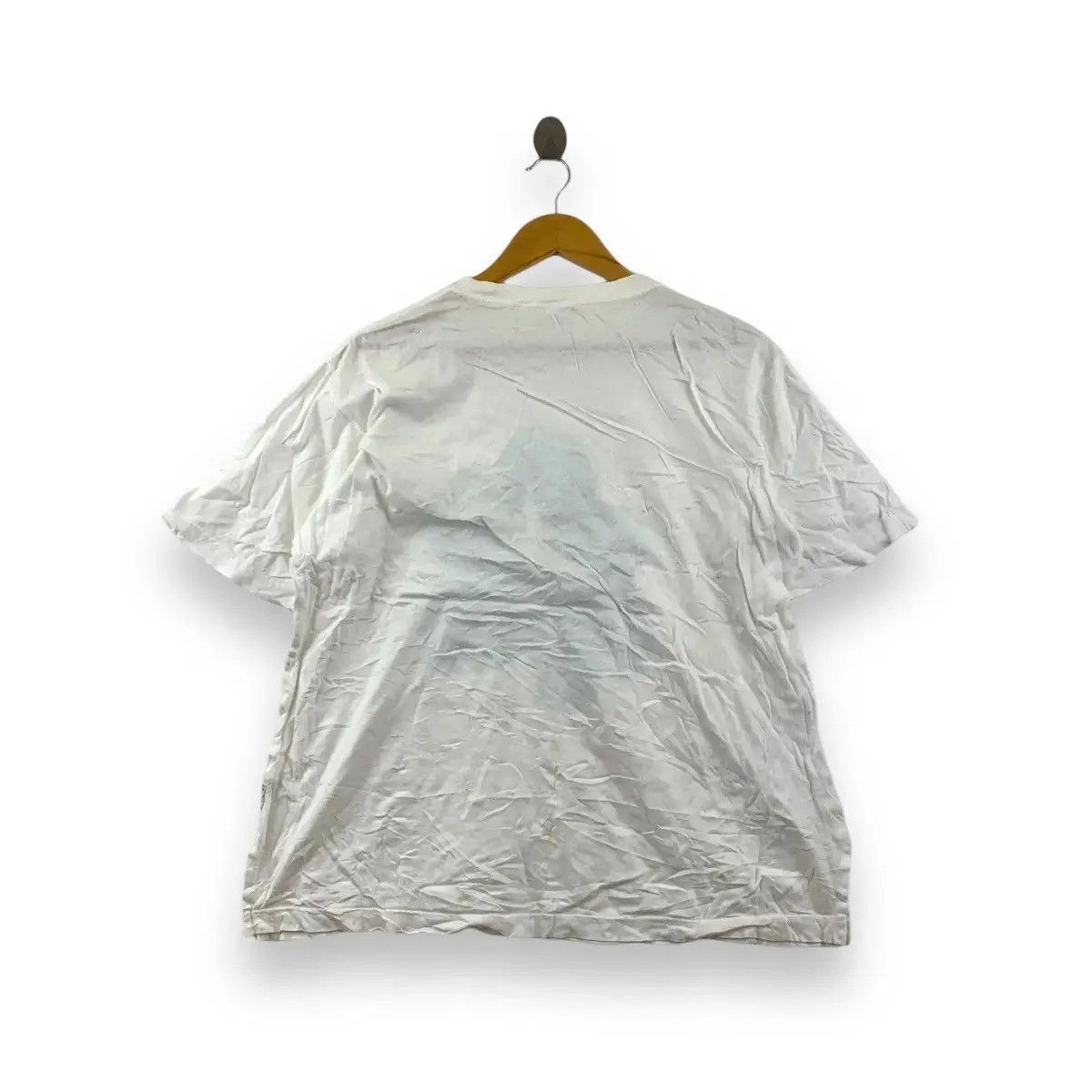 Vintage Vintage HUITIEME SPORTS STUDIO Floral Hand Painting Tee Size L / US 10 / IT 46 - 3 Thumbnail