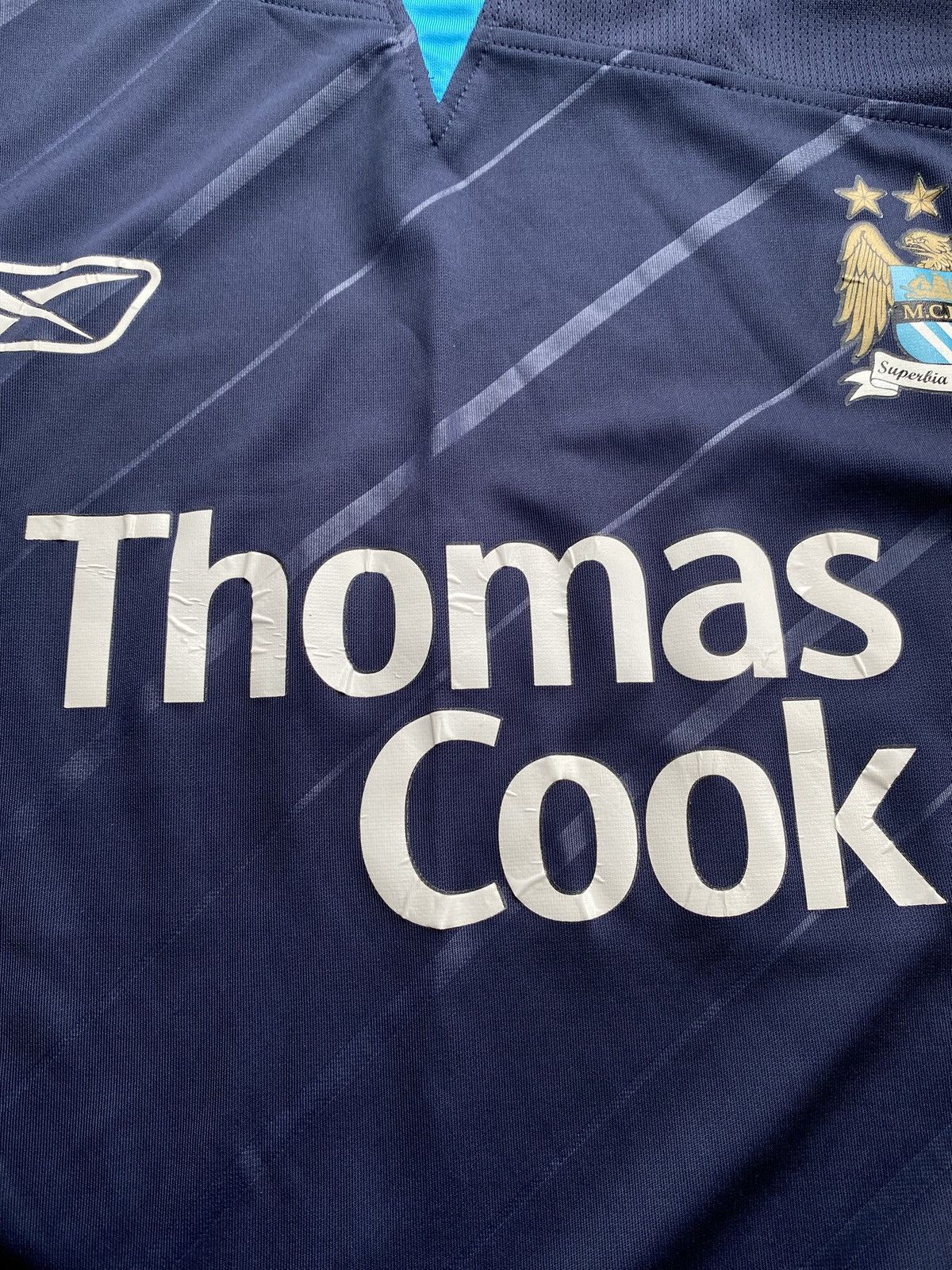 Reebok Authentic Manchester City 2005 2006 Away Football Shirt XL Size US XL / EU 56 / 4 - 3 Thumbnail