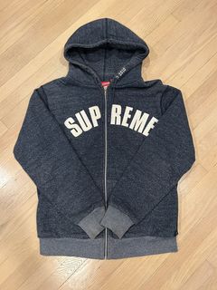 Supreme Arc Logo Thermal Zip Up Hoodie | Grailed