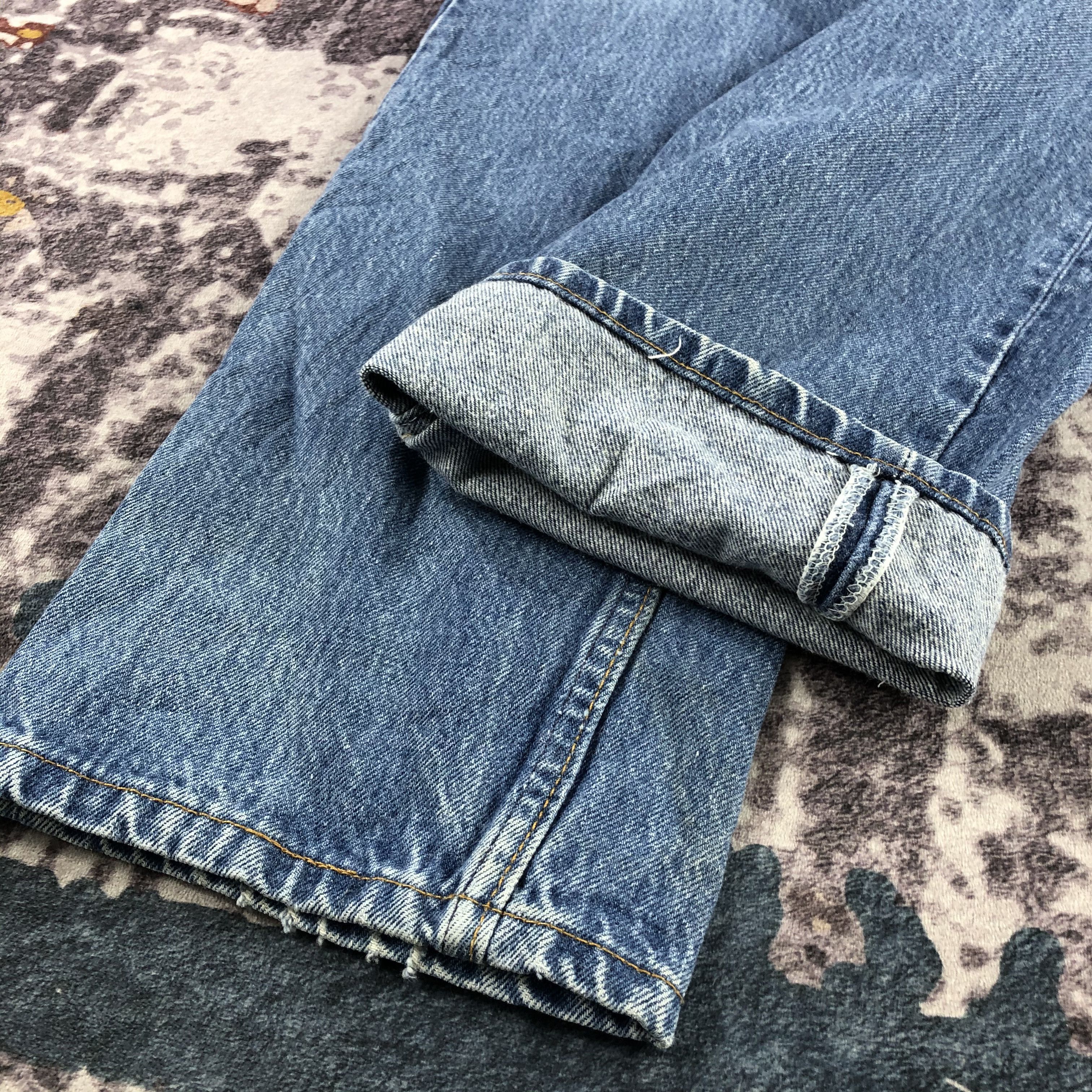 Levi's Vintage 90s Stone Wash Levis 501 Jeans-JM3168 Size US 31 - 7 Thumbnail