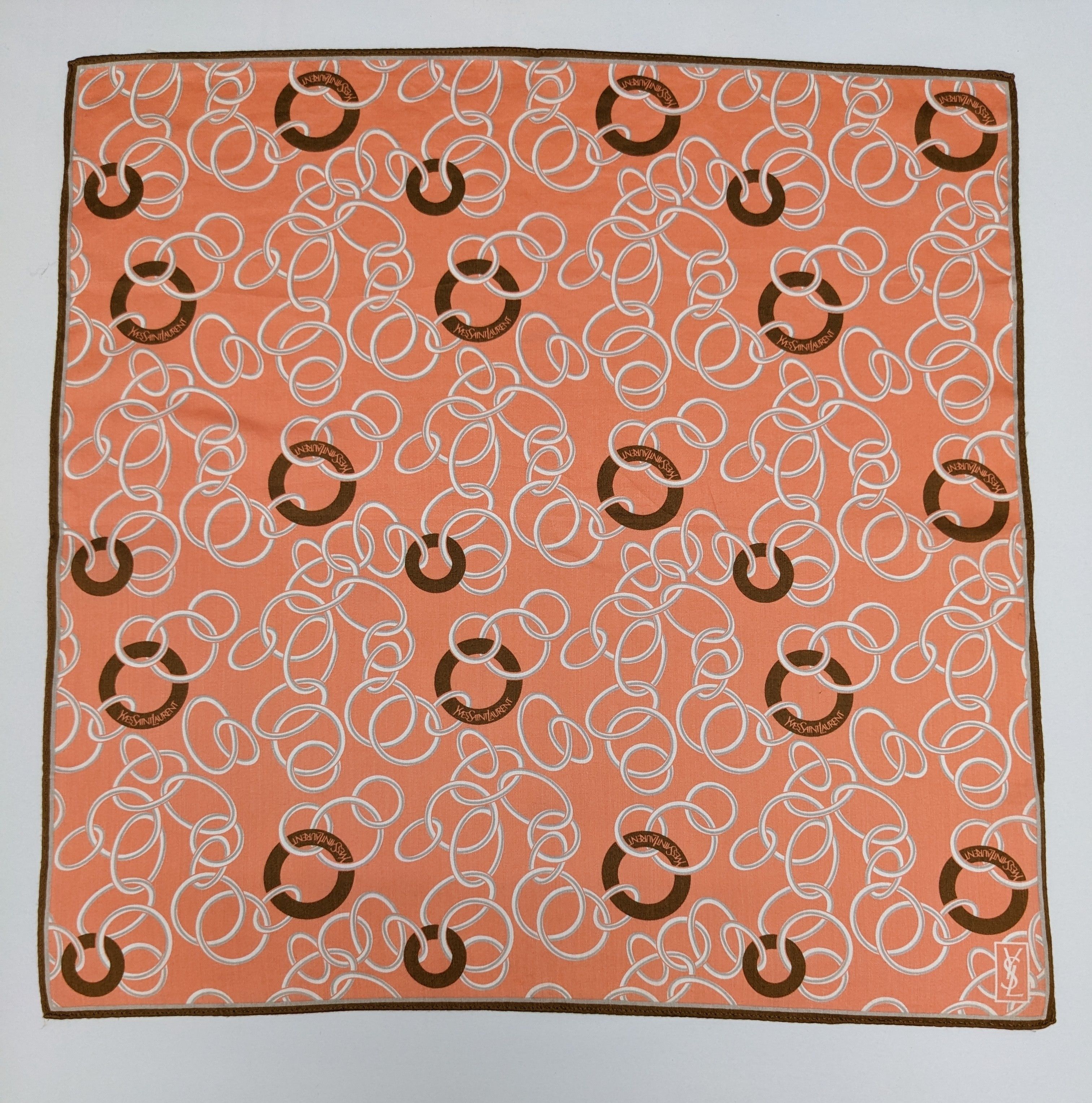 Yves Saint Laurent VINTAGE YVES SAINT LAURENT HANDKERCHIEF Size ONE SIZE - 3 Thumbnail