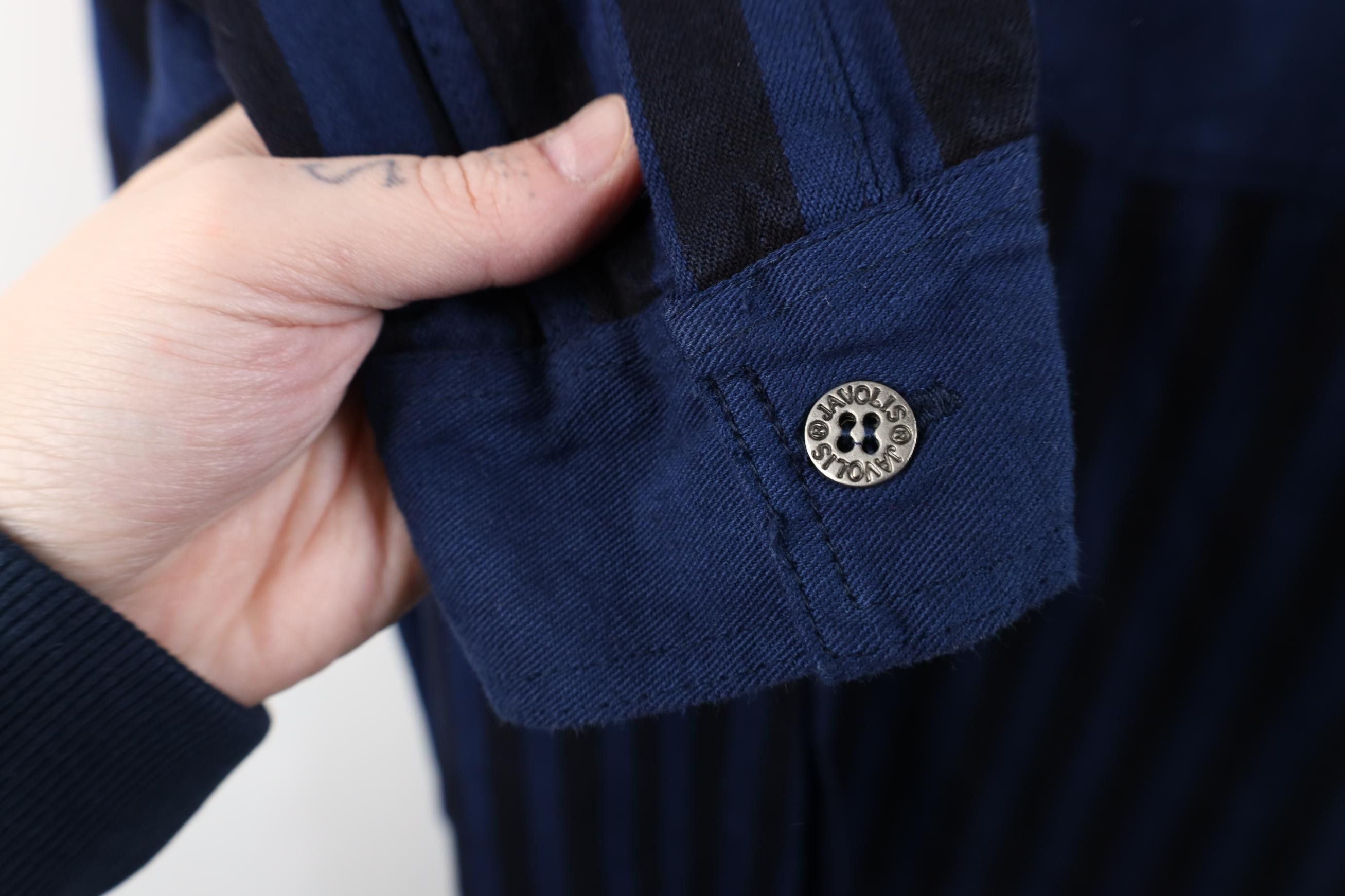 Vintage Deadstock Vintage 90s Streetwear Denim Collared Button Shirt Size US M / EU 48-50 / 2 - 11 Thumbnail