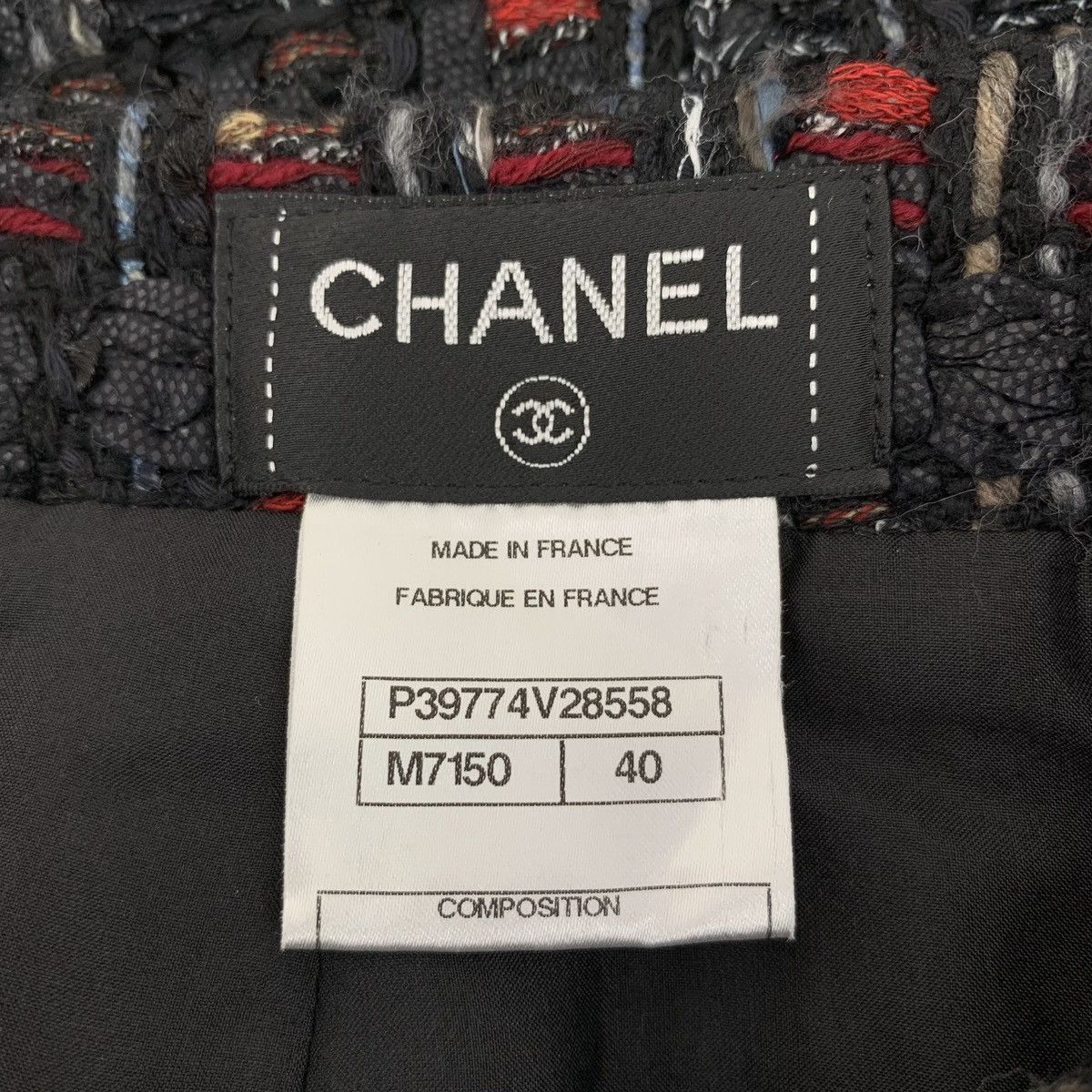 Chanel Chanel Color-block Logo Buckle Tweed Mini Skirt K26WX Size 27" / US 4 / IT 40 - 6 Thumbnail