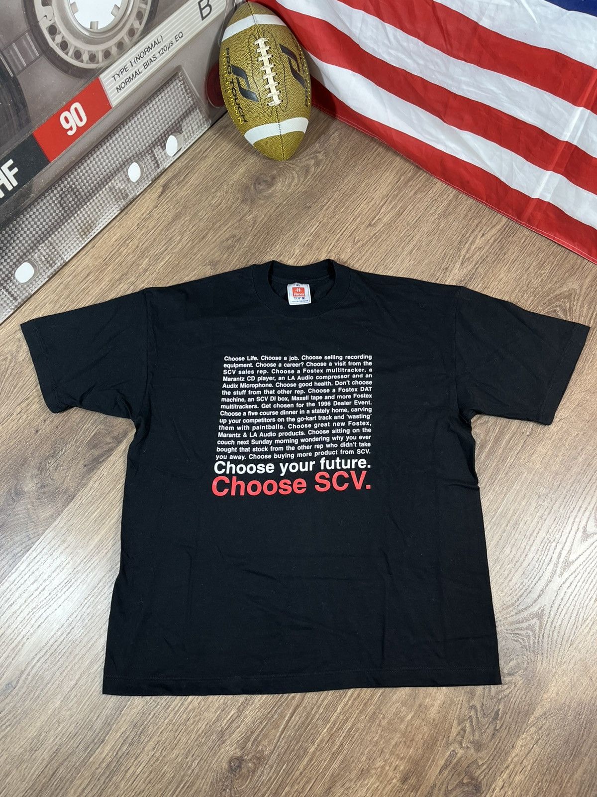 1996 Transpotting Choose Life T Shirt screen star