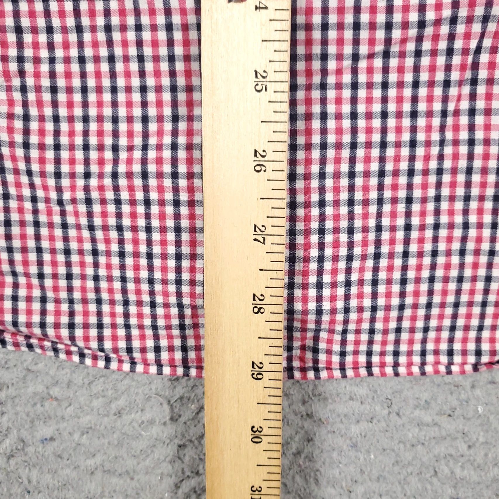 Ralph Lauren Ralph Lauren Shirt Mens Small Blue Check Button-Up Short Sleeve, Cotton, Regular Fit, Collared, Logo, Vintage? No Size US S / EU 44-46 / 1 - 5 Thumbnail