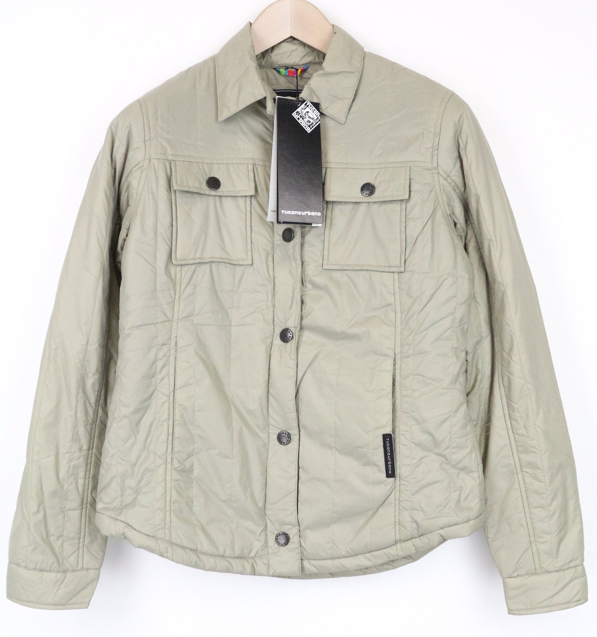 Other TRUDY IT44 Beige Windproof Moto Jacket 75269 Size XXL / US 16-18 / IT 52-54 - 1 Thumbnail