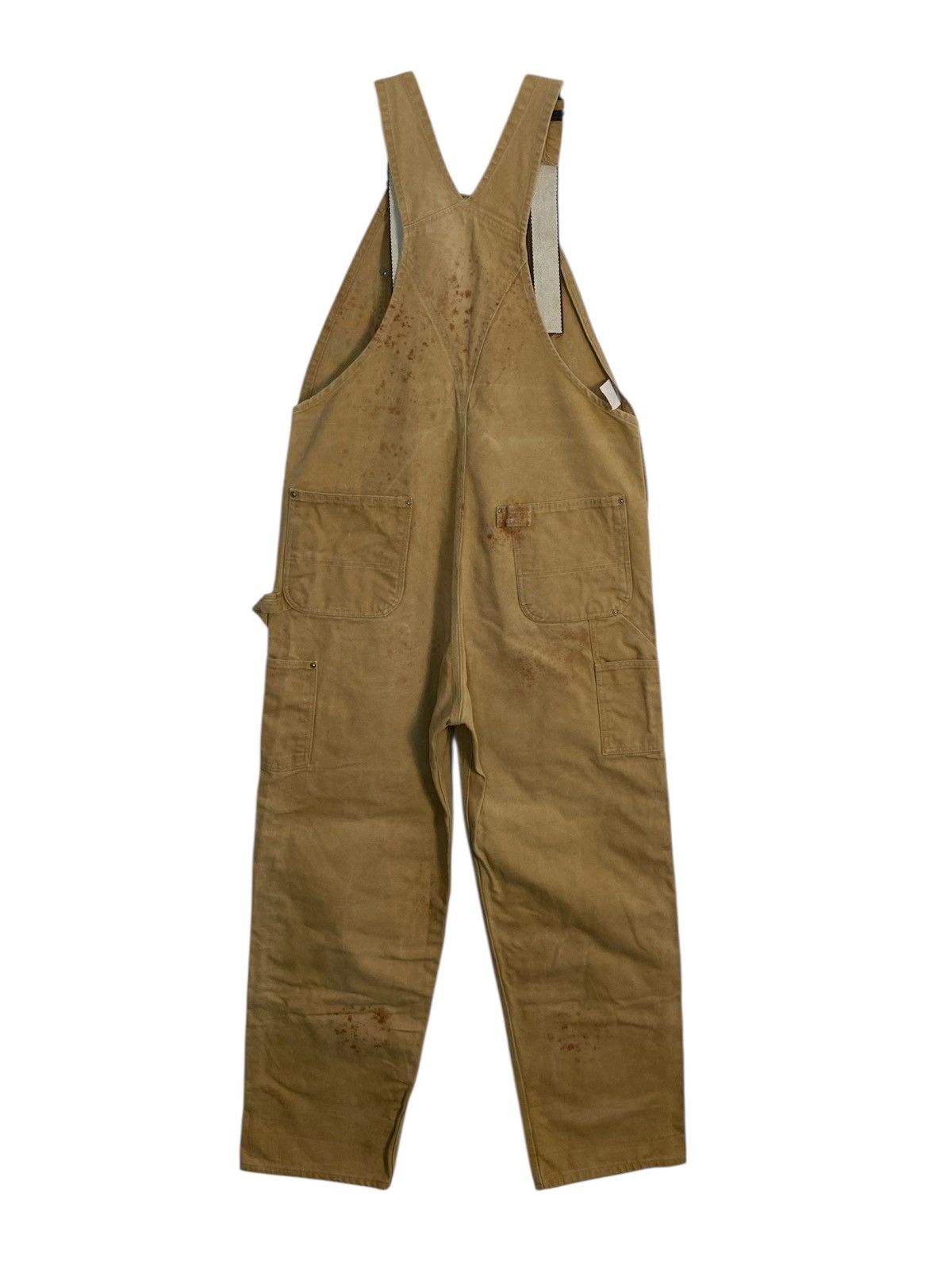 Carhartt 90s Carhartt Double Knee Duck Canvas Bib Overall Workwear Size US 40 / EU 56 - 2 Thumbnail