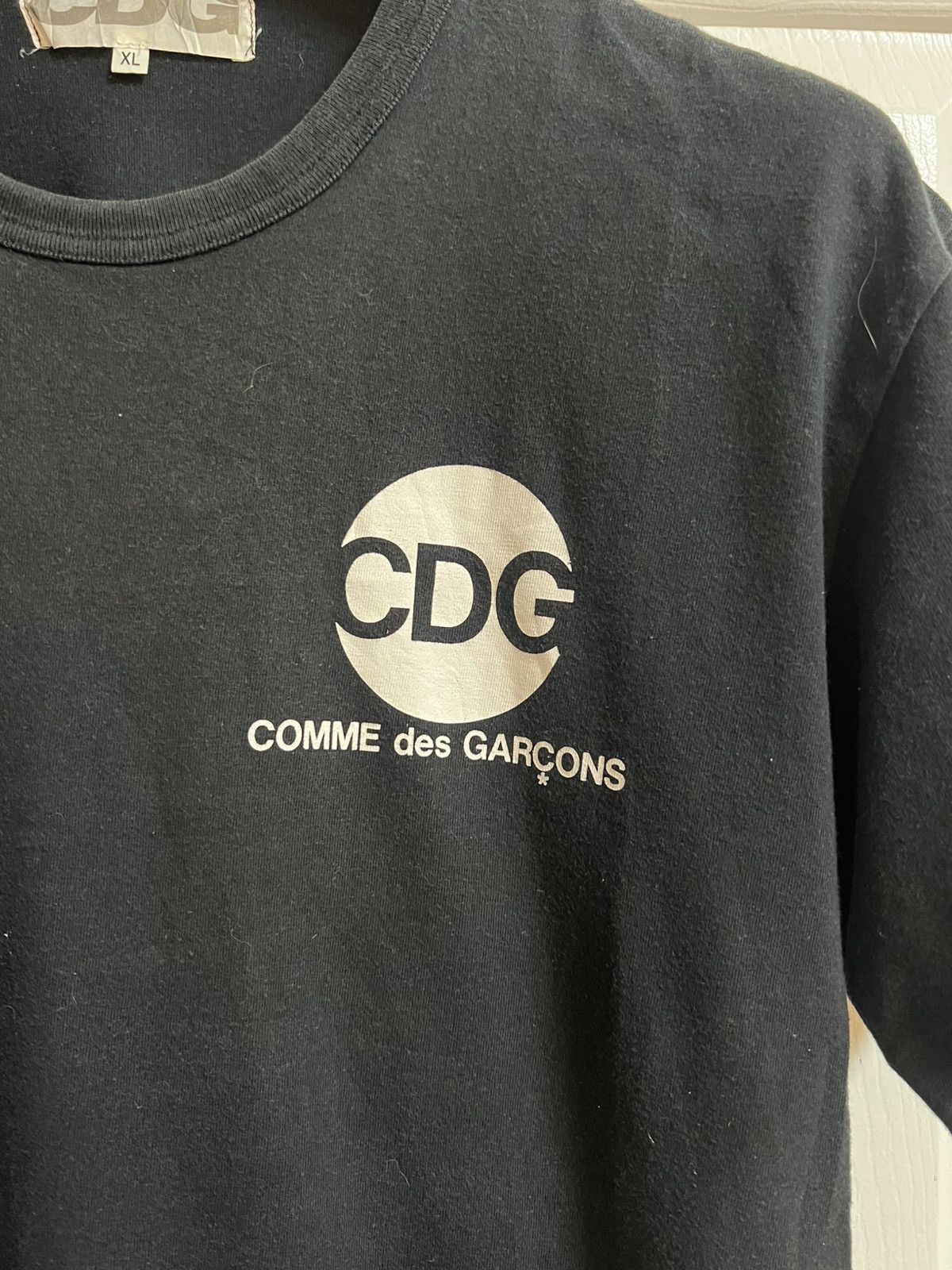 CDG by Comme des Garcons ARCHIVAL! 2010s Comme Des Garcons CDG Round Logo Tee (XL) Size US XL / EU 56 / 4 - 3 Thumbnail
