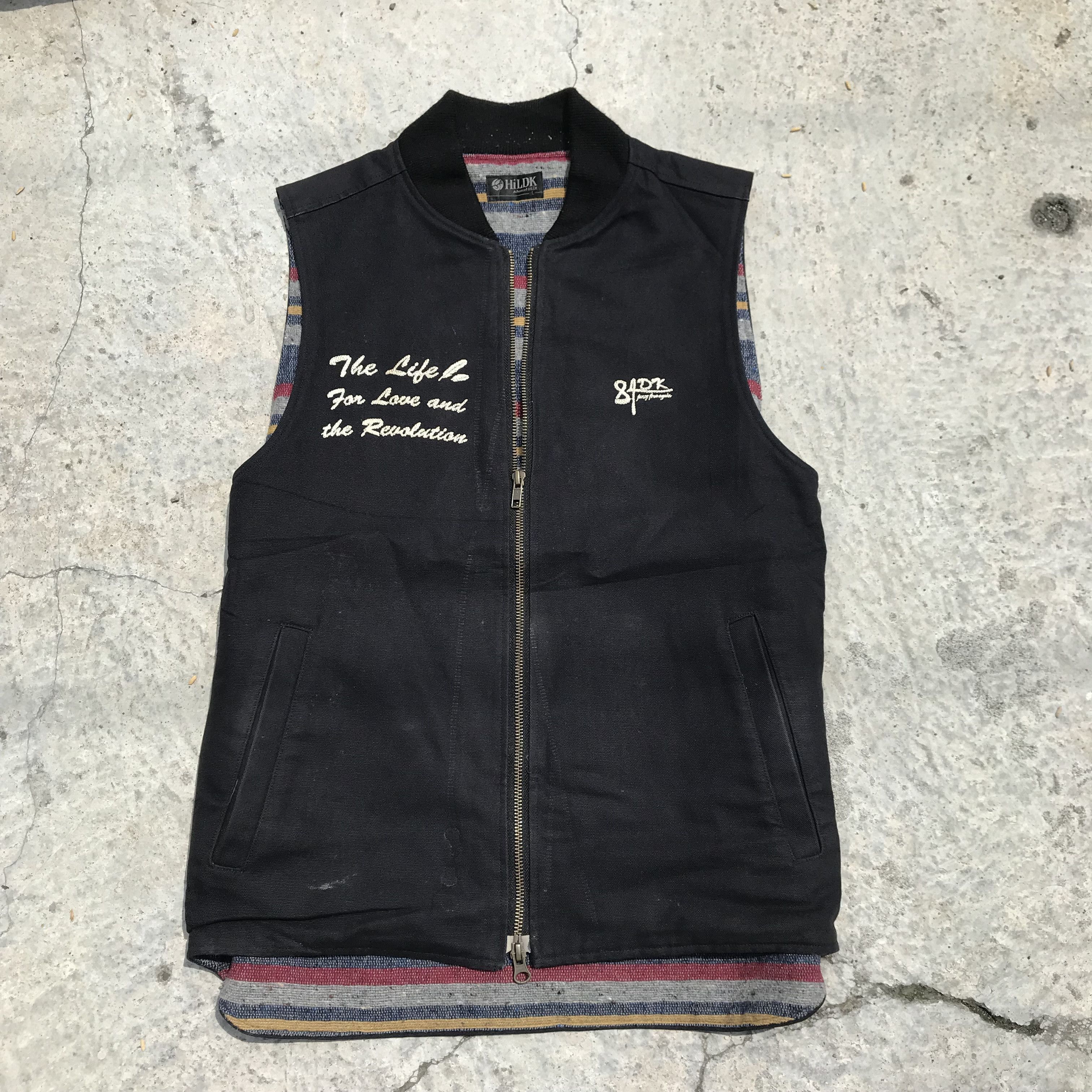 Japanese Brand Japanese Rugged Vest Hildk 81Dk FFA TYPEFONT Biker America Size US L / EU 52-54 / 3 - 13 Thumbnail