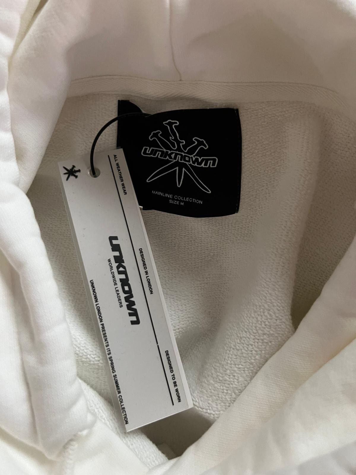 Unknown London White Arabic Rhinestone Hoodie Size US M / EU 48-50 / 2 - 3 Thumbnail