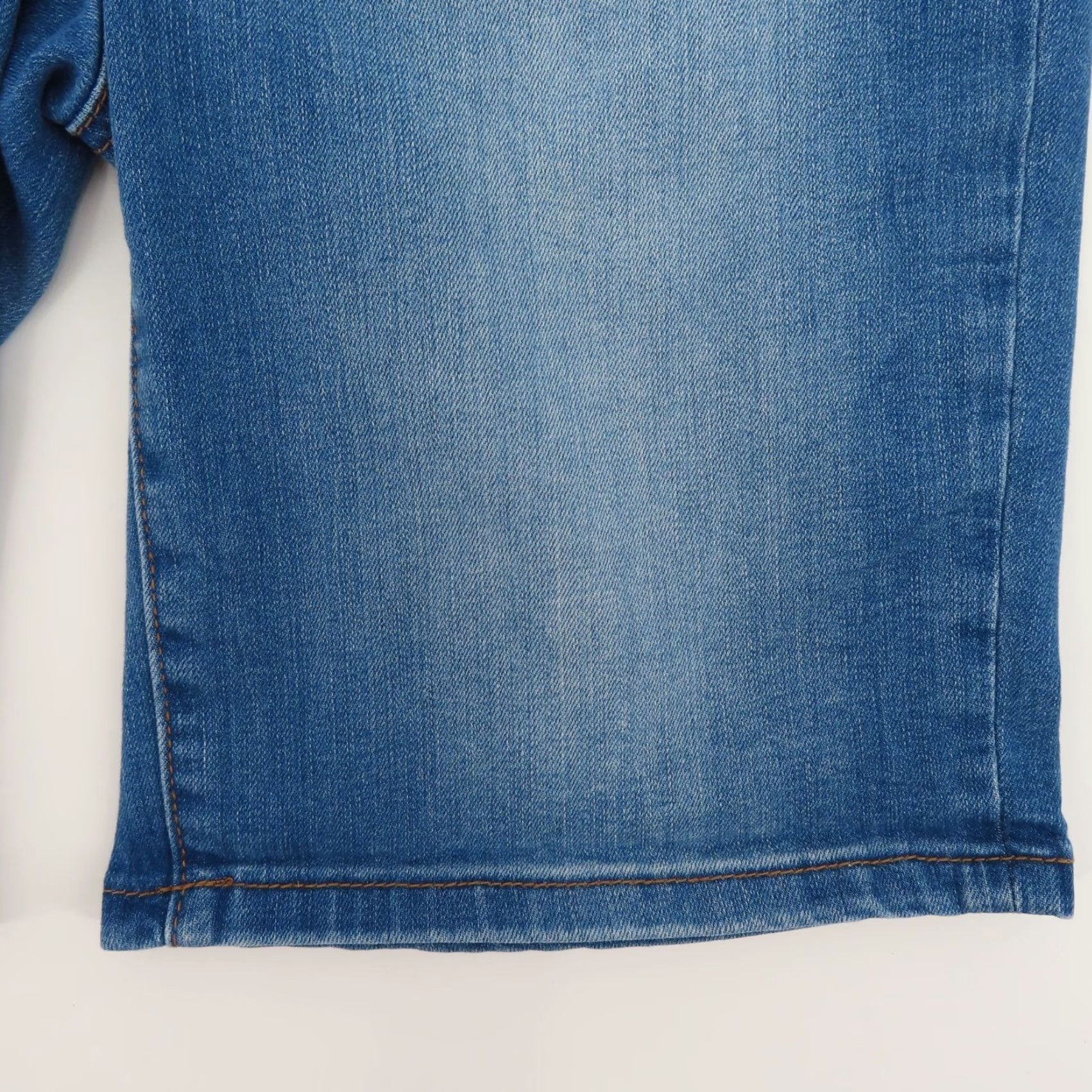 Vintage Seven Bermuda Shorts Denim Blue 4 Women's Regular Pockets 5-Pocket Cotton Blend Size 27" / US 4 / IT 40 - 4 Thumbnail
