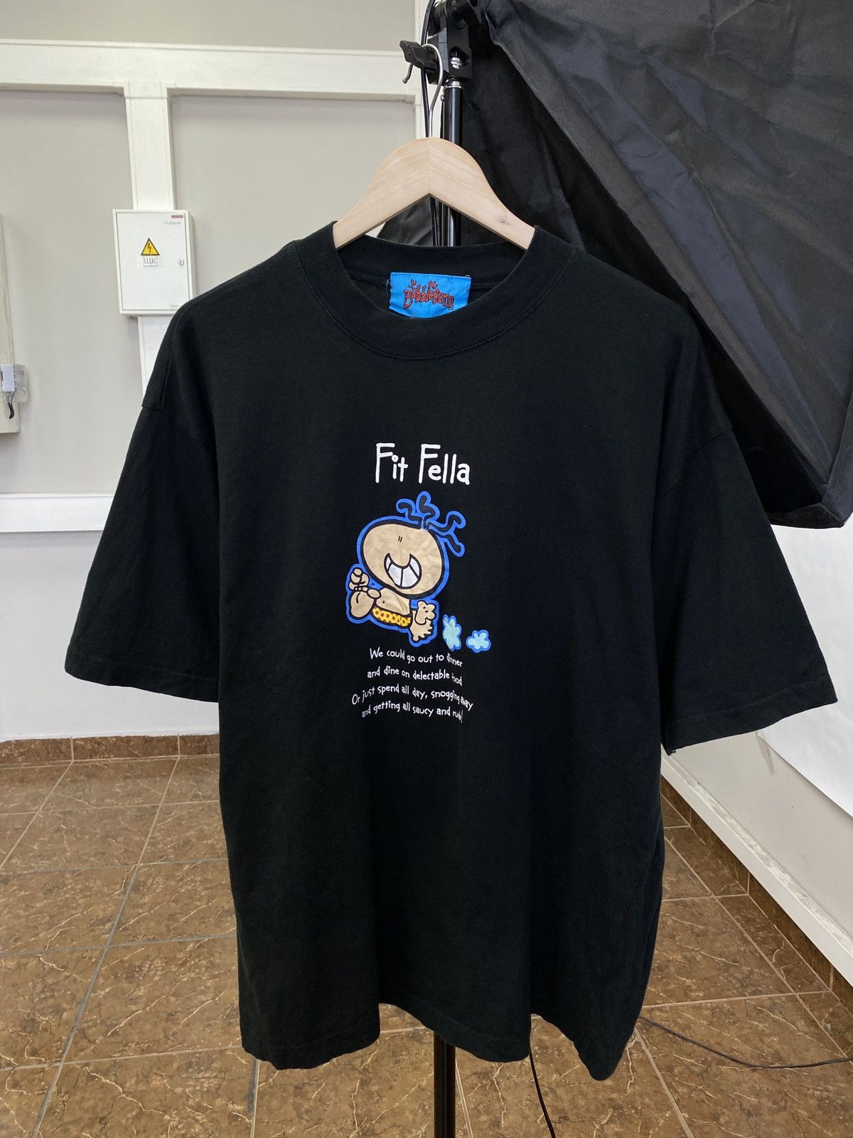 Japanese Brand 🇺🇸 Vintage 90s OG Bubblegum Fit Fella Y2K T-Shirt Rare Size US XL / EU 56 / 4 - 1 Thumbnail