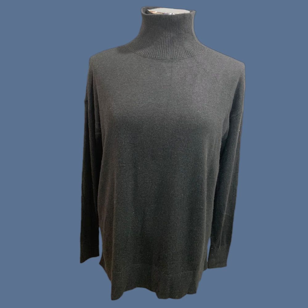 Loft VINTAGE Loft Women Black Turtleneck Sweater Tunic Length XS XS Loft Women Black Tunic Length 60% acrylic 40% nylon Size XS / US 0-2 / IT 36-38 - 1 Thumbnail