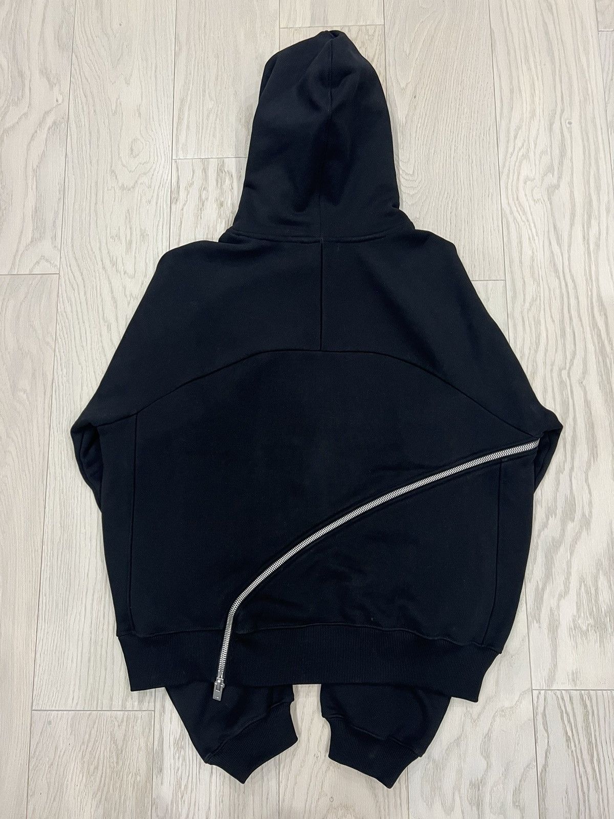 Heliot Emil HELIOT EMIL Black Sequence Zip Hoodie Size US L / EU 52-54 / 3 - 2 Thumbnail