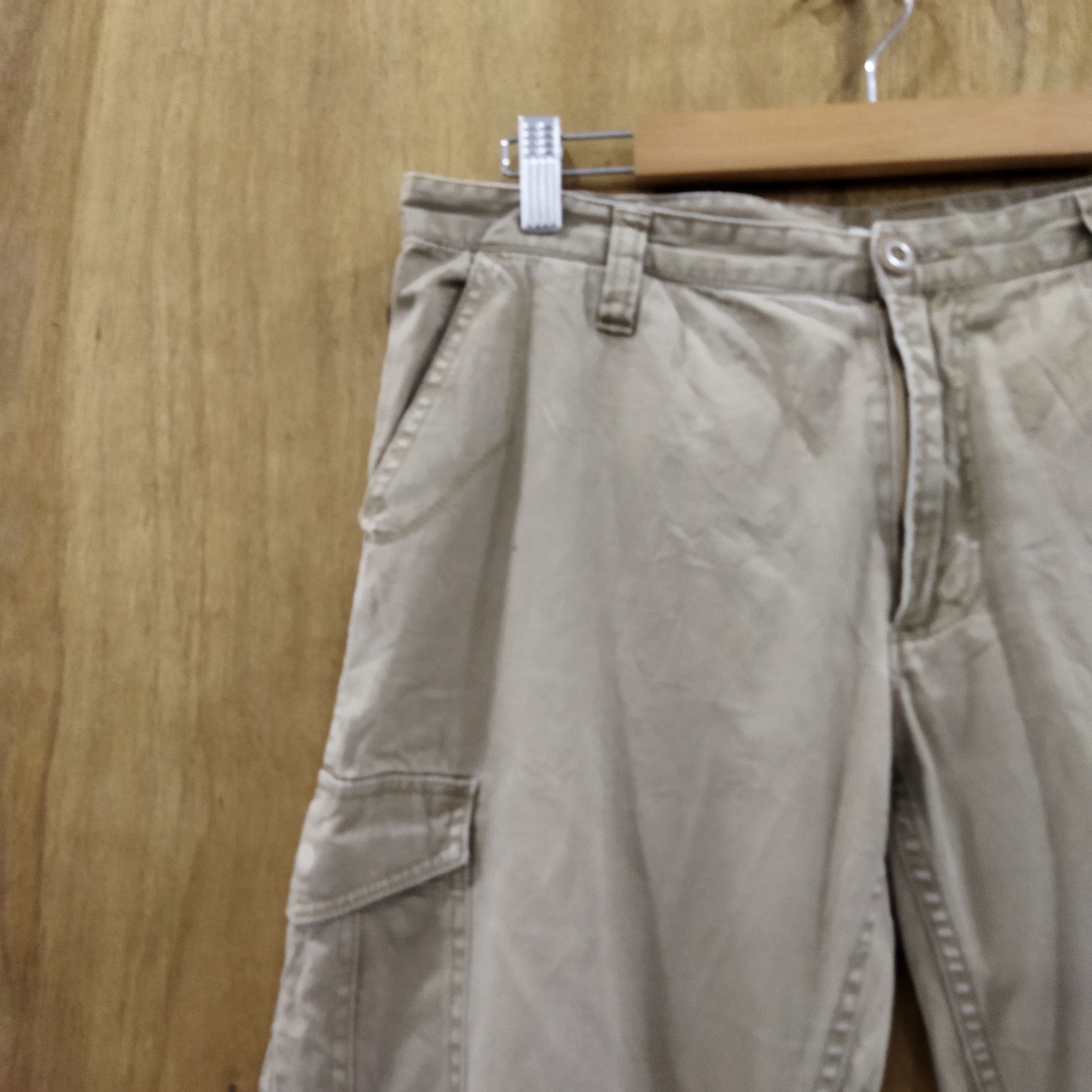 Japanese Brand SHUCA GLOBAL WORK BROWN CARGO PANTS Size US 32 / EU 48 - 4 Thumbnail