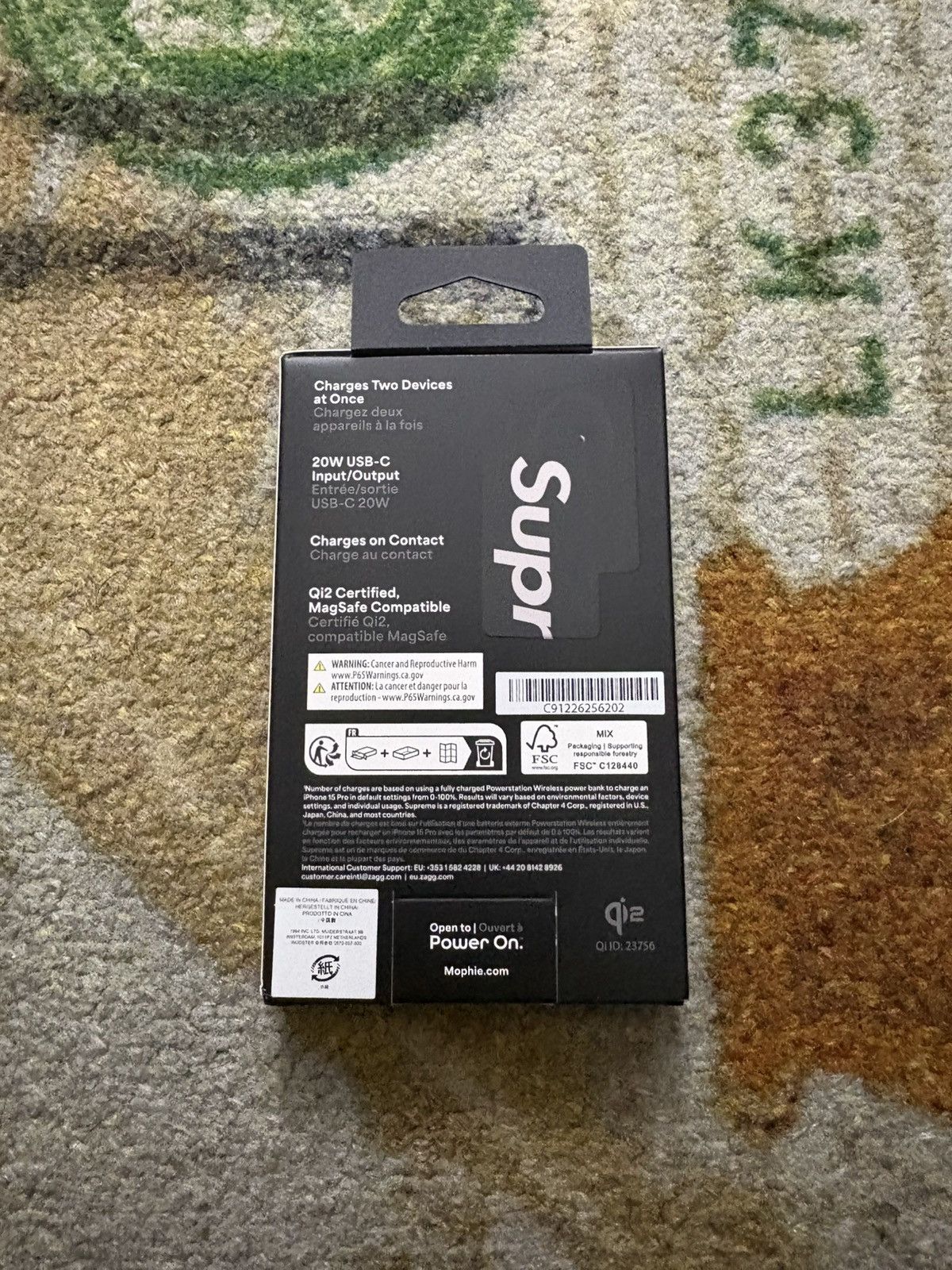Mophie × Supreme Supreme mophie Qi2 Powerstation Size ONE SIZE - 2 Thumbnail