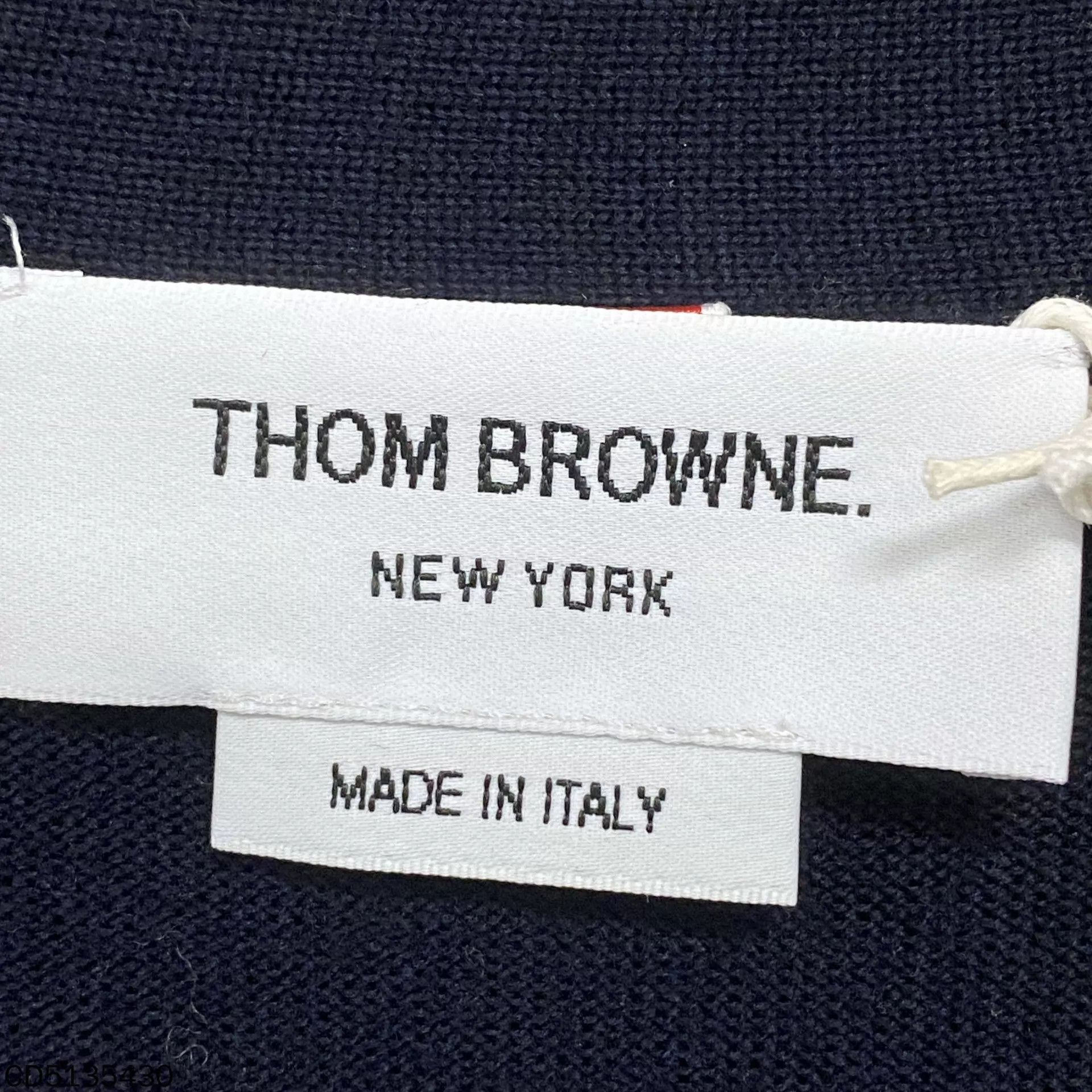 Thom Browne Thom Browne 25 knit cardigan V-neck intarsia navy size 4 Size US XL / EU 56 / 4 - 6 Thumbnail