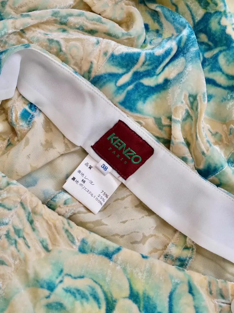 Kenzo KENZO Rose velvet half dress Size 25" / US 0 / IT 36 - 9 Thumbnail