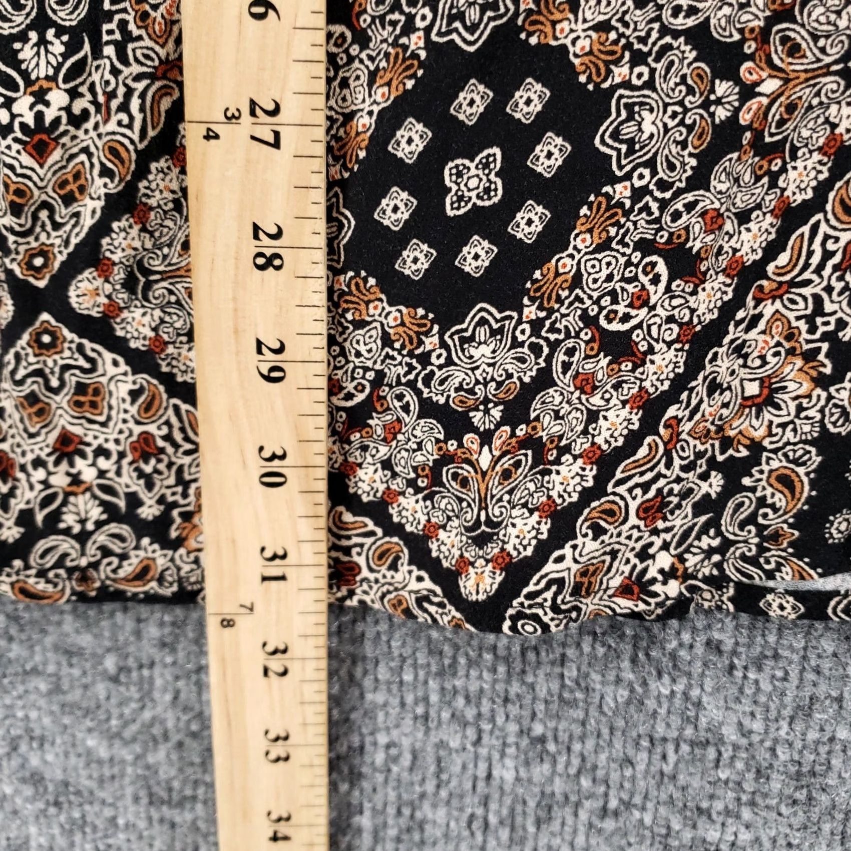 Forever 21 FOREVER 21 Dress Womens XS Black Mini Short Length Paisley 3/4 Sleeves NEW Size 26" / US 2 / IT 38 - 7 Thumbnail