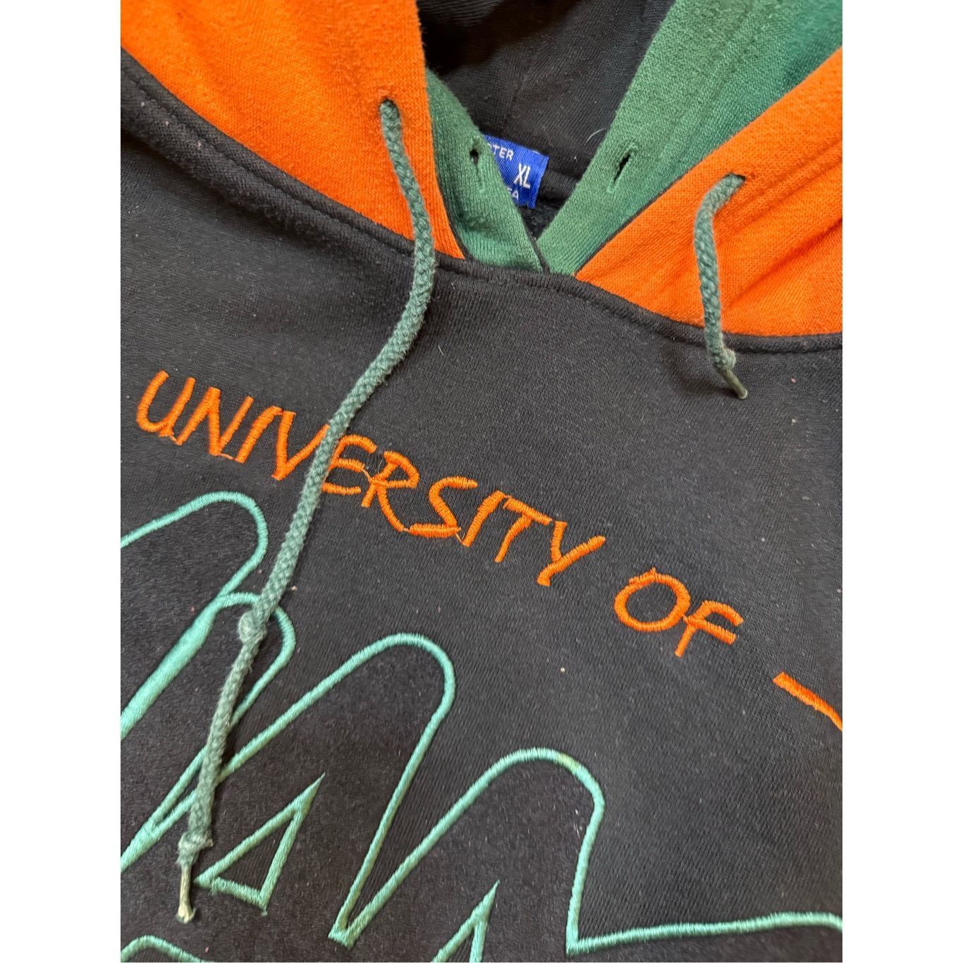 Starter Size XL - 1990s Vintage University Miami Hurricanes Starter Size US XL / EU 56 / 4 - 6 Thumbnail