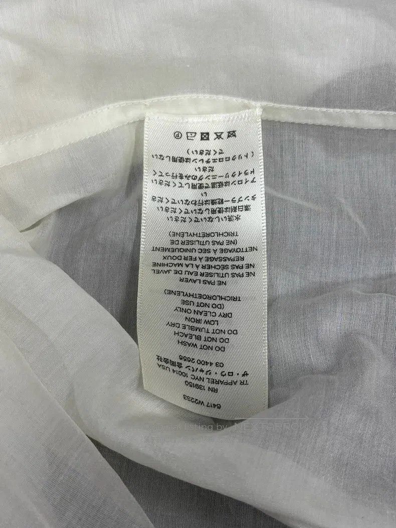 The Row The Row White shirt long sleeve top Size XS / US 0-2 / IT 36-38 - 5 Thumbnail