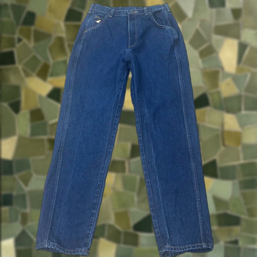 Wrangler VINTAGE Wrangler Jeans Womens Size 12 Blue High-Rise Tapered Made In USA 80s Mom Size 27" / US 4 / IT 40 - 1 Thumbnail