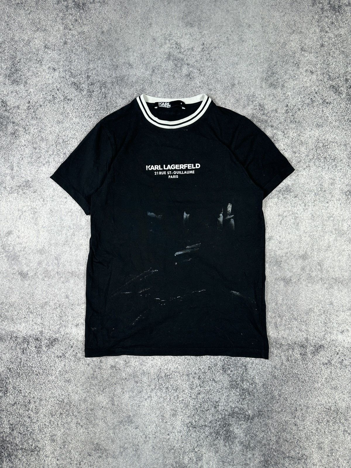 Karl Lagerfeld Karl Lagerfeld Logo T-shirt Rare Luxury Streetwear USA S Size US S / EU 44-46 / 1 - 1 Thumbnail