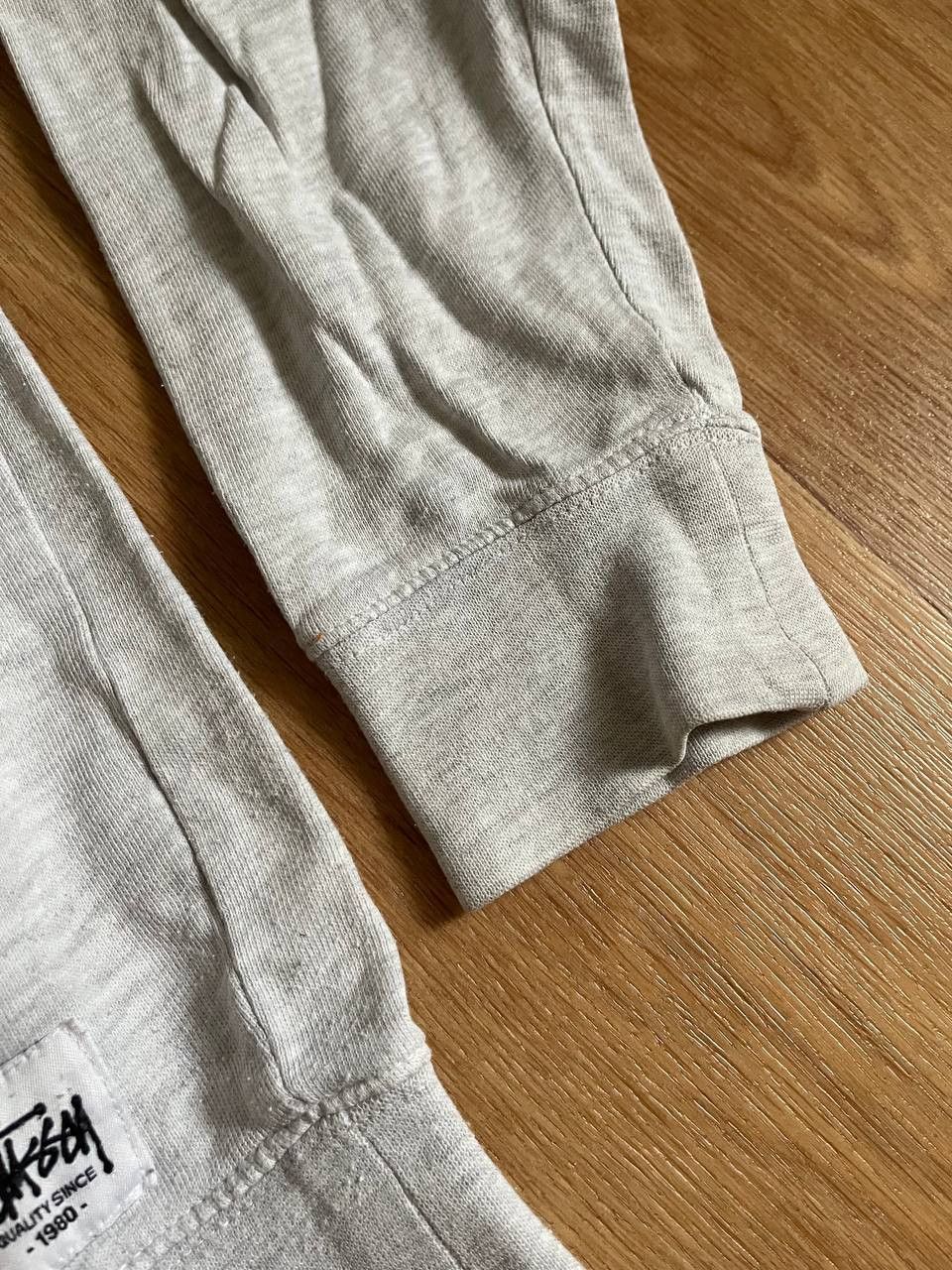 Stussy × Vintage Grey STUSSY Zip-Up Hoodie Sz S Size US S / EU 44-46 / 1 - 10 Thumbnail