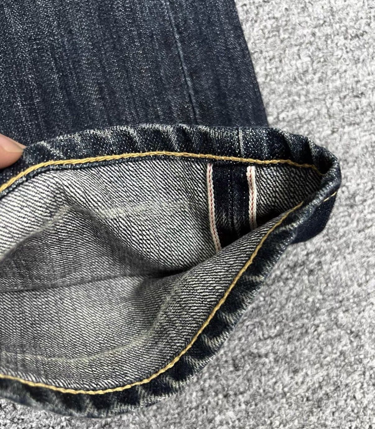 Neighborhood Neighborhood 2009 Red Selvedge Raw Denim Jeans J16 Size US 32 / EU 48 - 5 Thumbnail