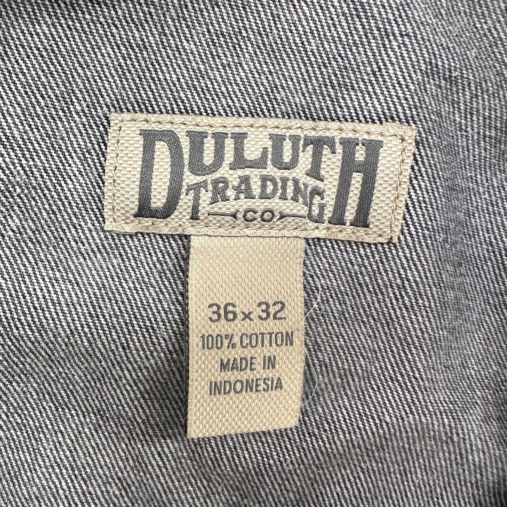 CO Duluth Jeans Mens 36x32 Black Cotton Denim Baggy Workwear 5-Pocket Straight Vintage? No Size US 36 / EU 52 - 3 Thumbnail
