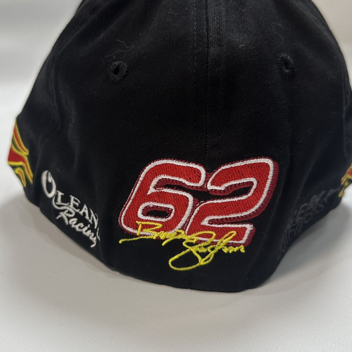 NASCAR 2002 Orleans Racing #62 Brendan Gaughan NASCAR Sample Hat Size ONE SIZE - 4 Thumbnail