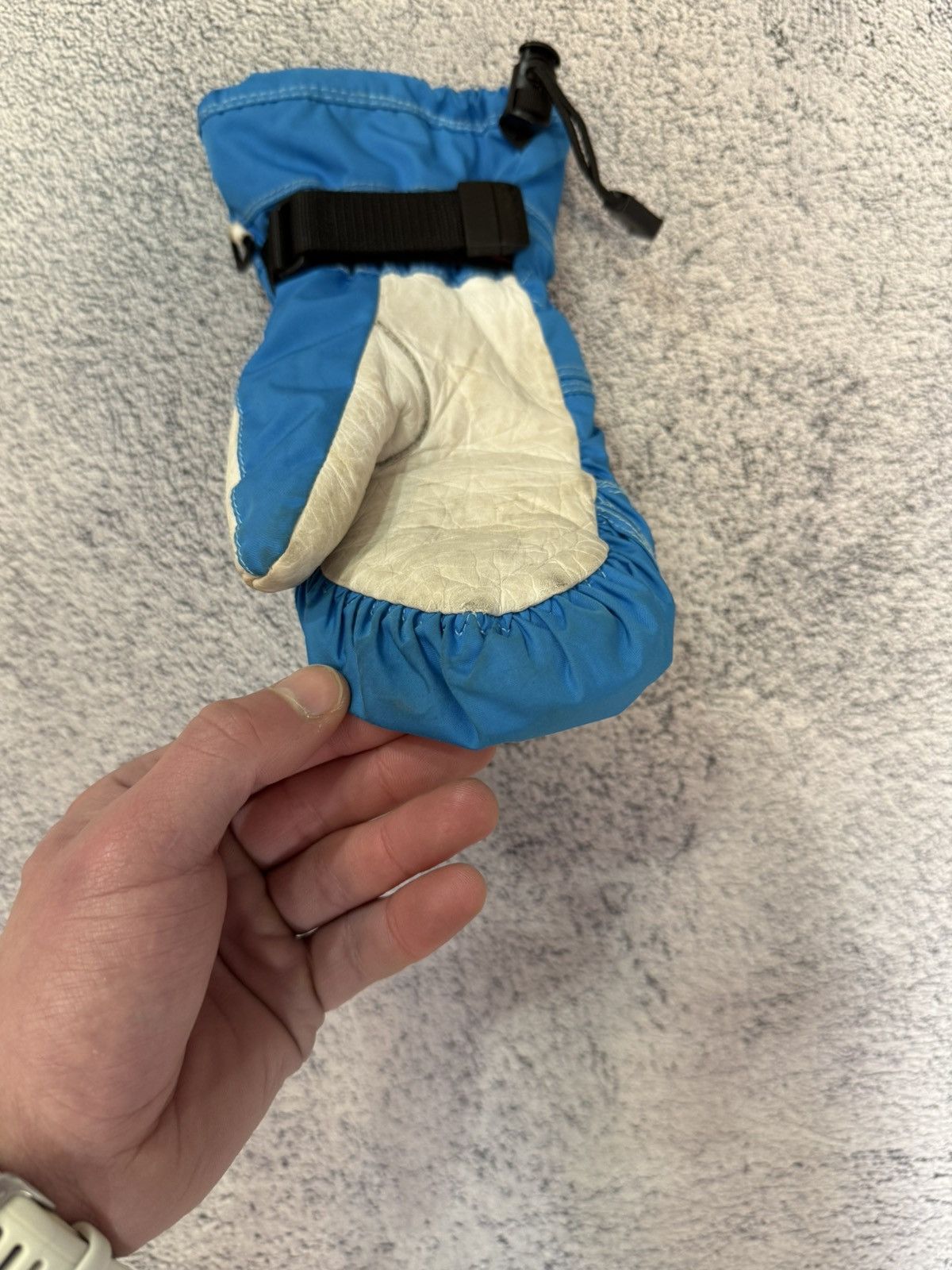 Hestra Hestra Mittens Size 6 Primaloft C-Zone Leather Snow Gloves Size 26 - 13 Thumbnail