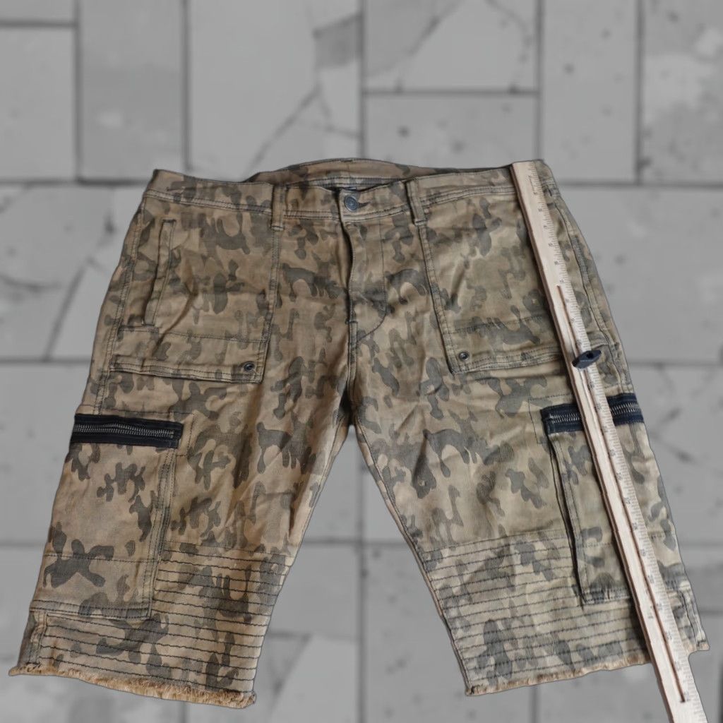 True Religion Shorts 38 Brown Cargo Camouflage Touring Moto Casual Mens Regular Brown Camouflage Cargo Shorts 38 Mens