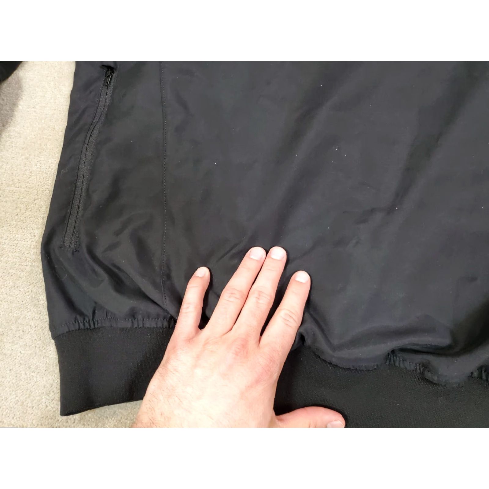 Vintage VINTAGE Zero Restriction Jacket Mens Large Black M3 Windstopper Pullover Coat Mock READ* Size US L / EU 52-54 / 3 - 4 Thumbnail