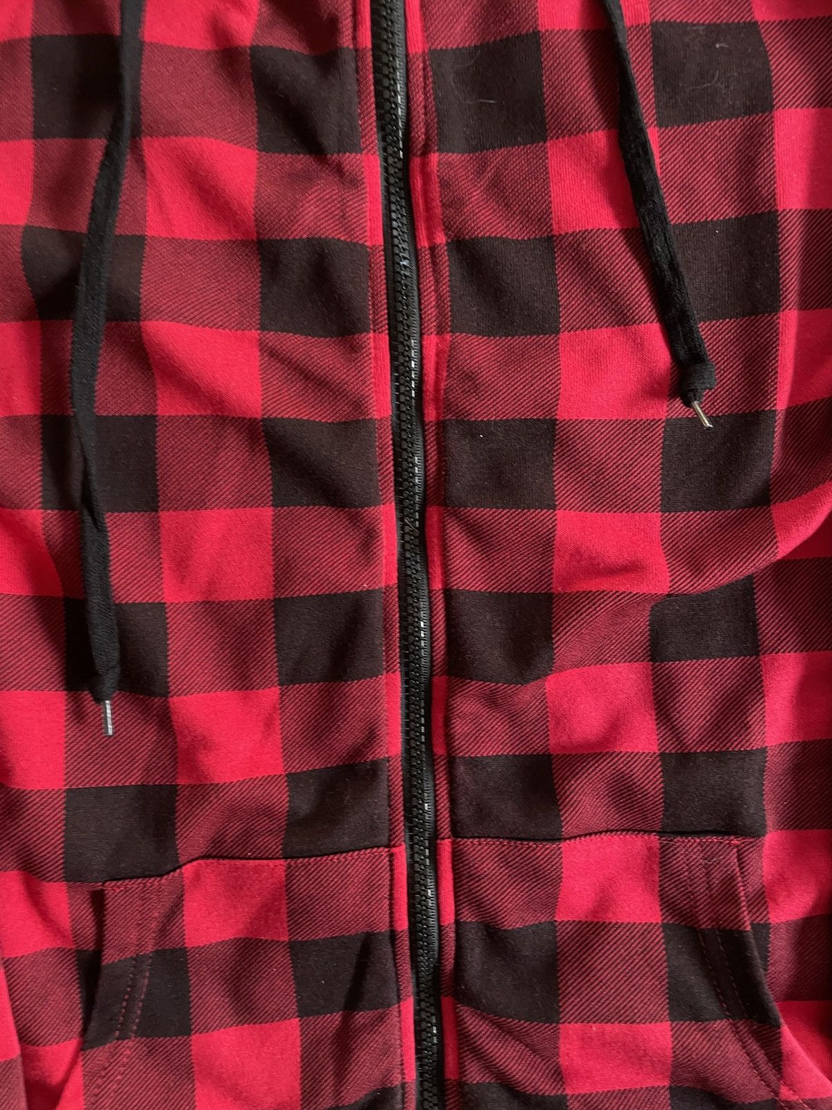 If Six Was Nine 2000s Japanese archive Vkei Plaid Zip-Up Hoodie Gyaruo Y2K Size US M / EU 48-50 / 2 - 7 Thumbnail