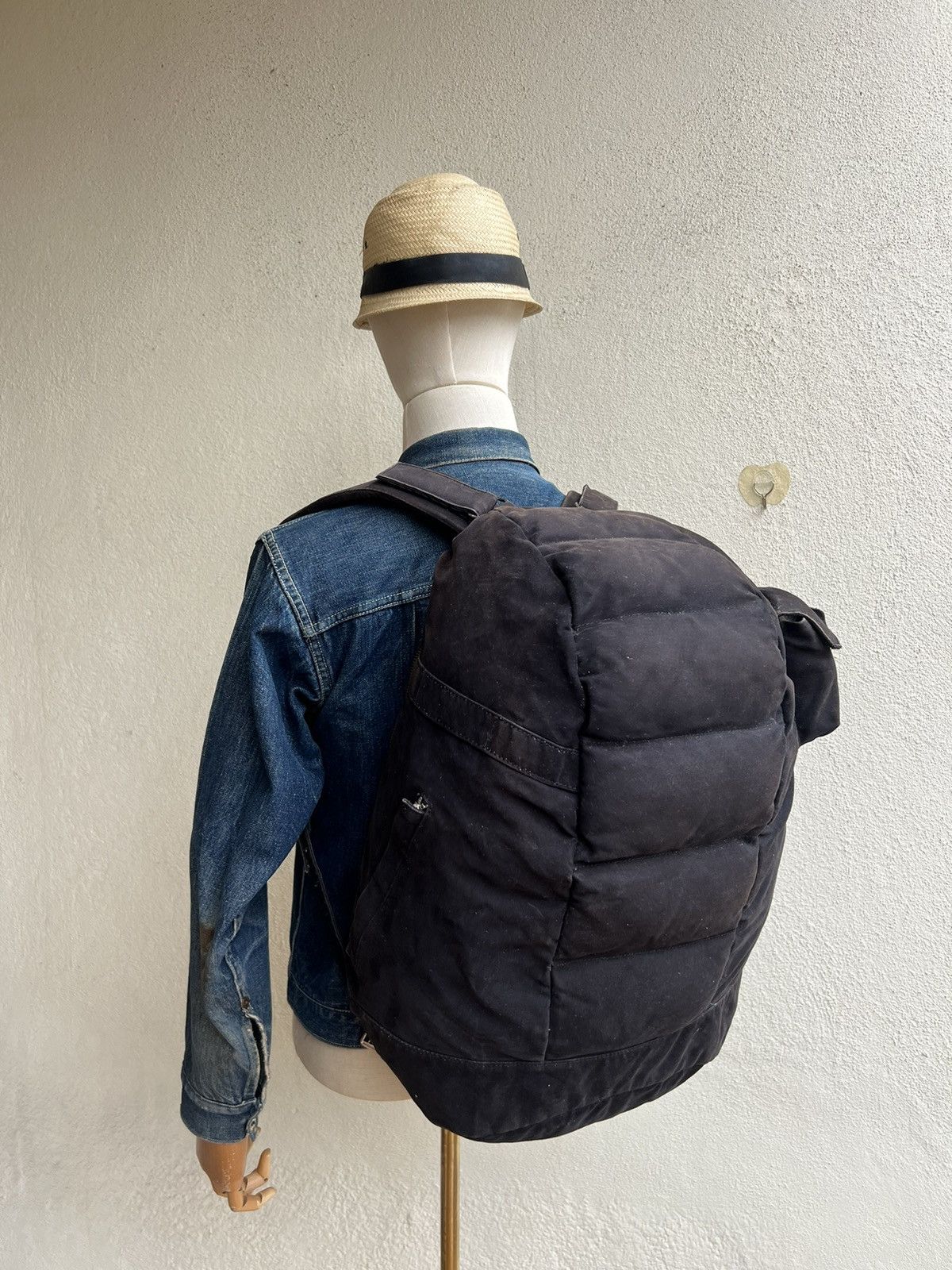 Bag LORINZA Japan Sun Faded Black Puffer Backpack | Grailed