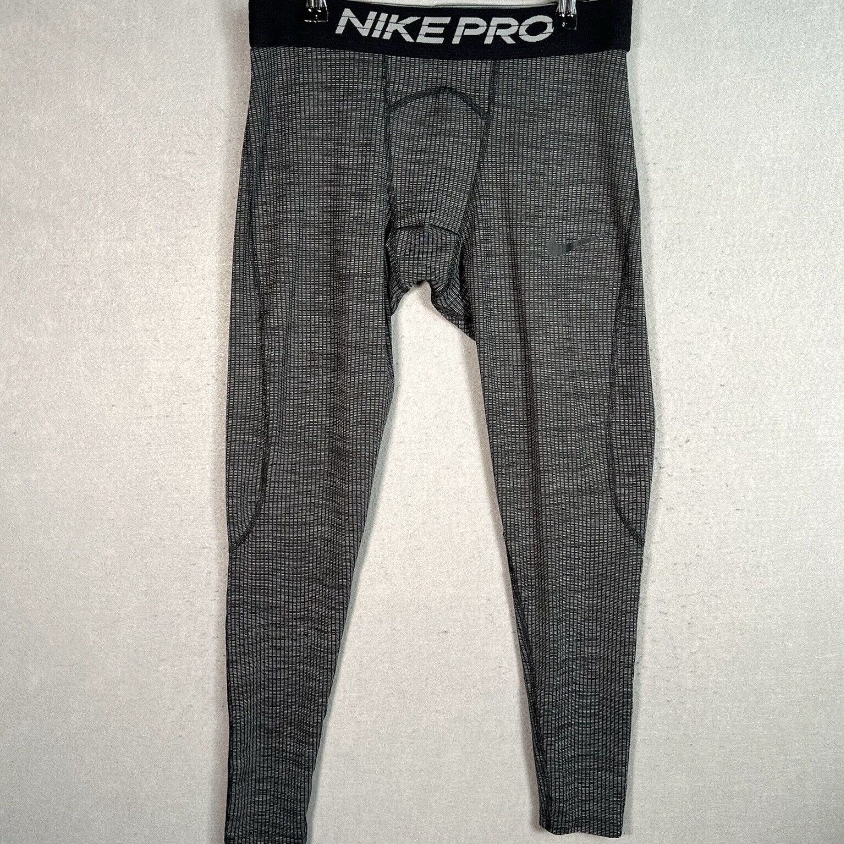 Nike grey compression pants deals