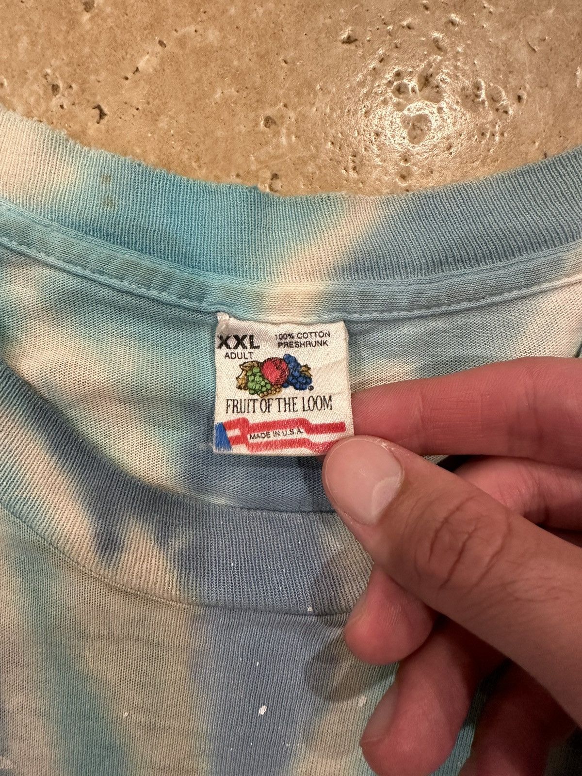 Band Tees Vintage Grateful Dead Ski Skeleton Snow Tie Dye 1990s Tee Size US XXL / EU 58 / 5 - 11 Thumbnail