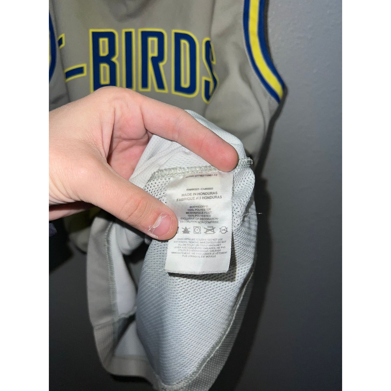 Nike Nike Thunderbirds Jersey T-Birds Gray Basketball College M Size US M / EU 48-50 / 2 - 6 Thumbnail