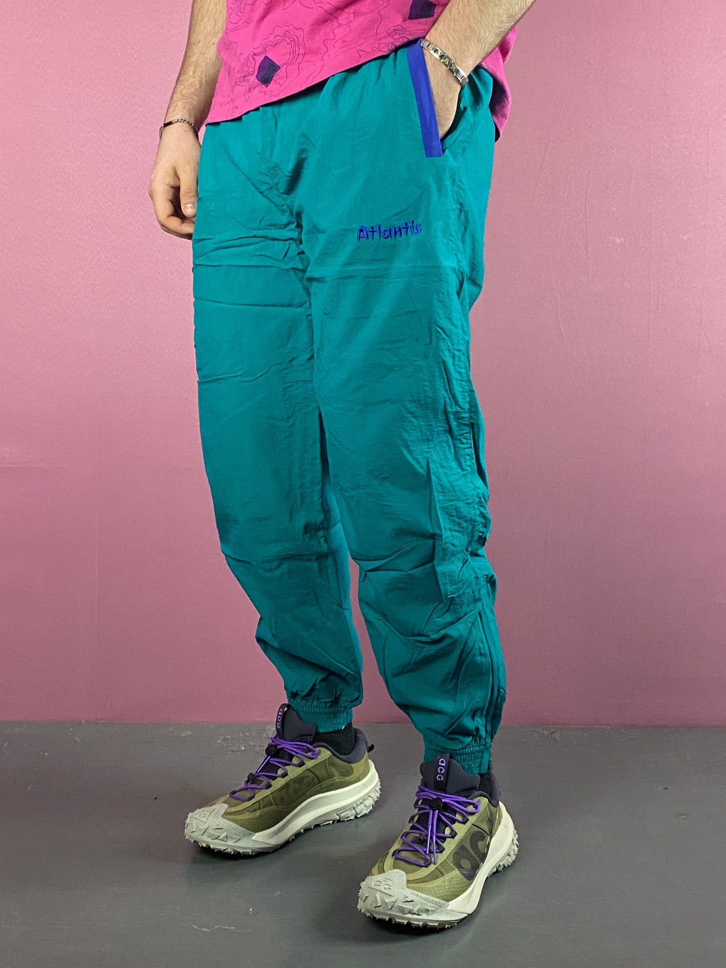 Vintage 90s Cats Vintage Men's Track Pants - M Size US 34 / EU 50 - 1 Thumbnail