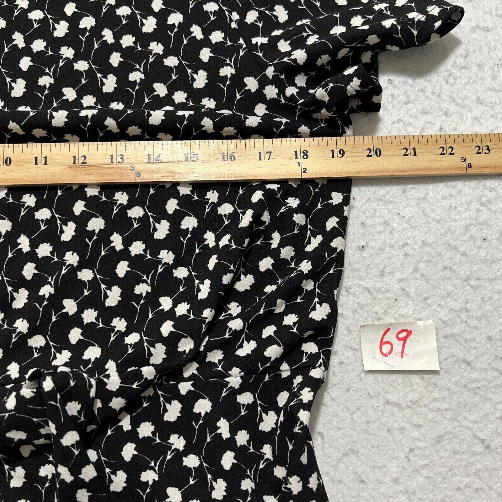 Other Talbots Large Lightweight Stretch Tie Front Floral Top Size L / US 10 / IT 46 - 7 Thumbnail