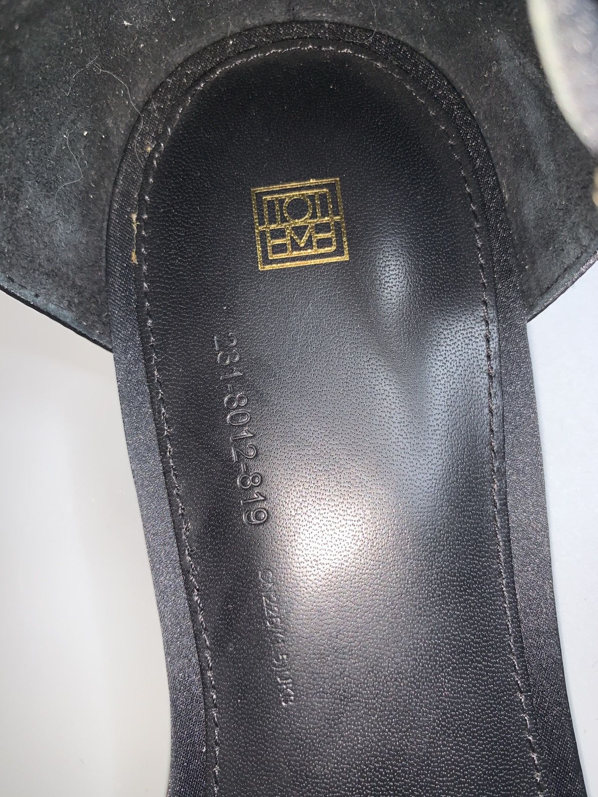 Toteme Toteme Black Sandals With Pearl Size US 8 / IT 38 - 8 Thumbnail
