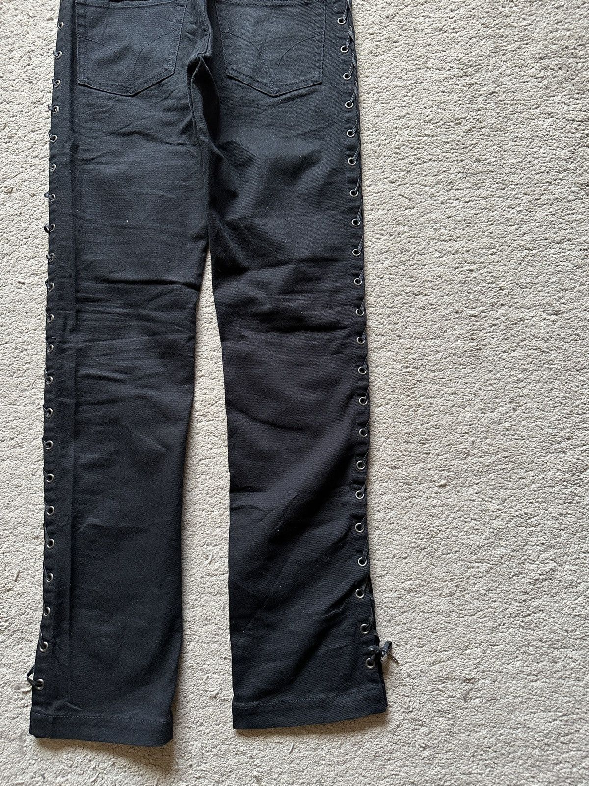 Hysteric Glamour 1990s Hysteric Glamour Side Lace Jeans corset jeans Size US 29 - 10 Thumbnail