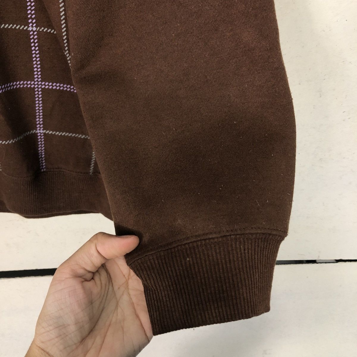 Japanese Brand 📌Vintage Sweatshirt Virtuous Tartan Design Issey Miyake Size US L / EU 52-54 / 3 - 13 Thumbnail
